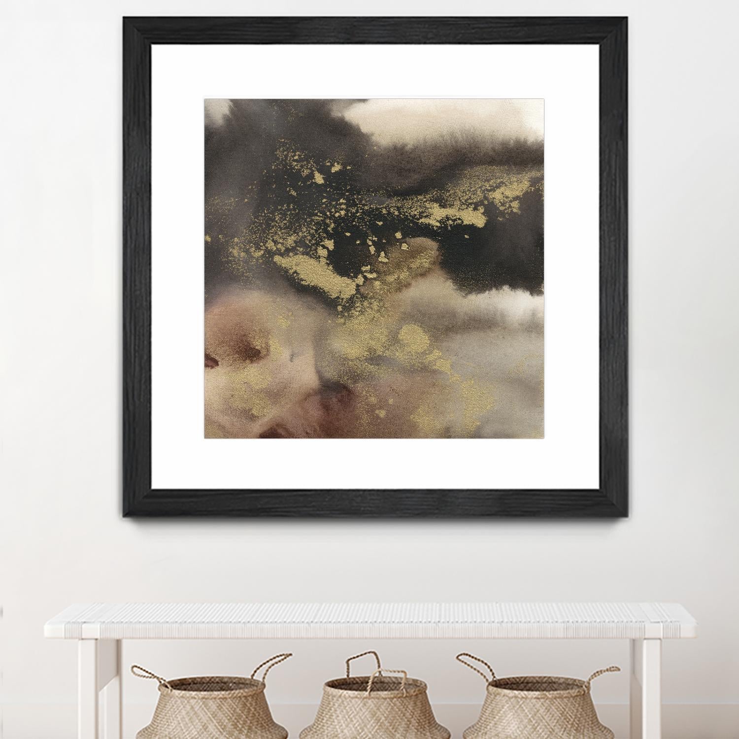 Mountain Seasons I by Joyce Combs on GIANT ART - brown abstract