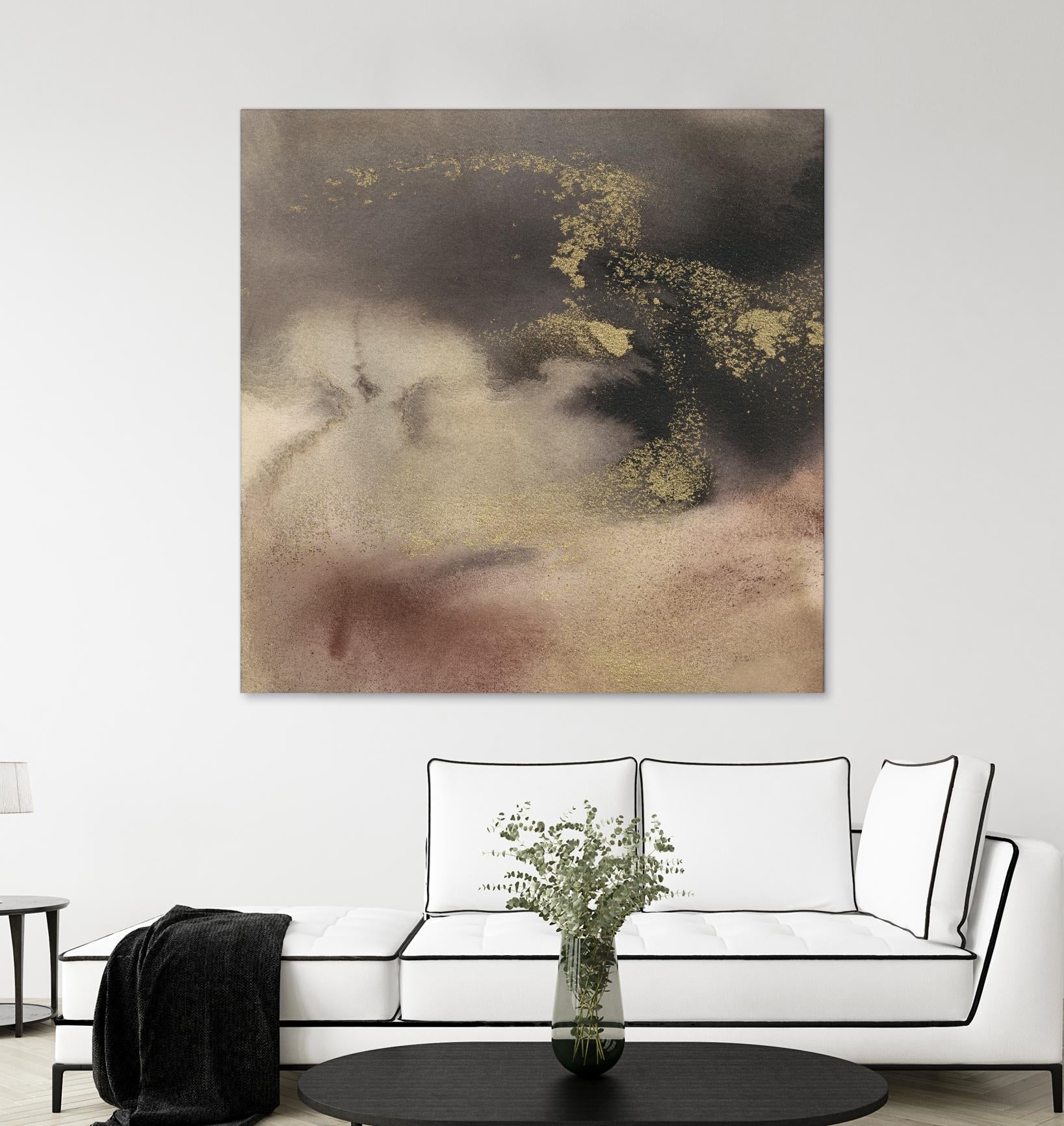 Mountain Seasons II by Joyce Combs on GIANT ART - brown abstract