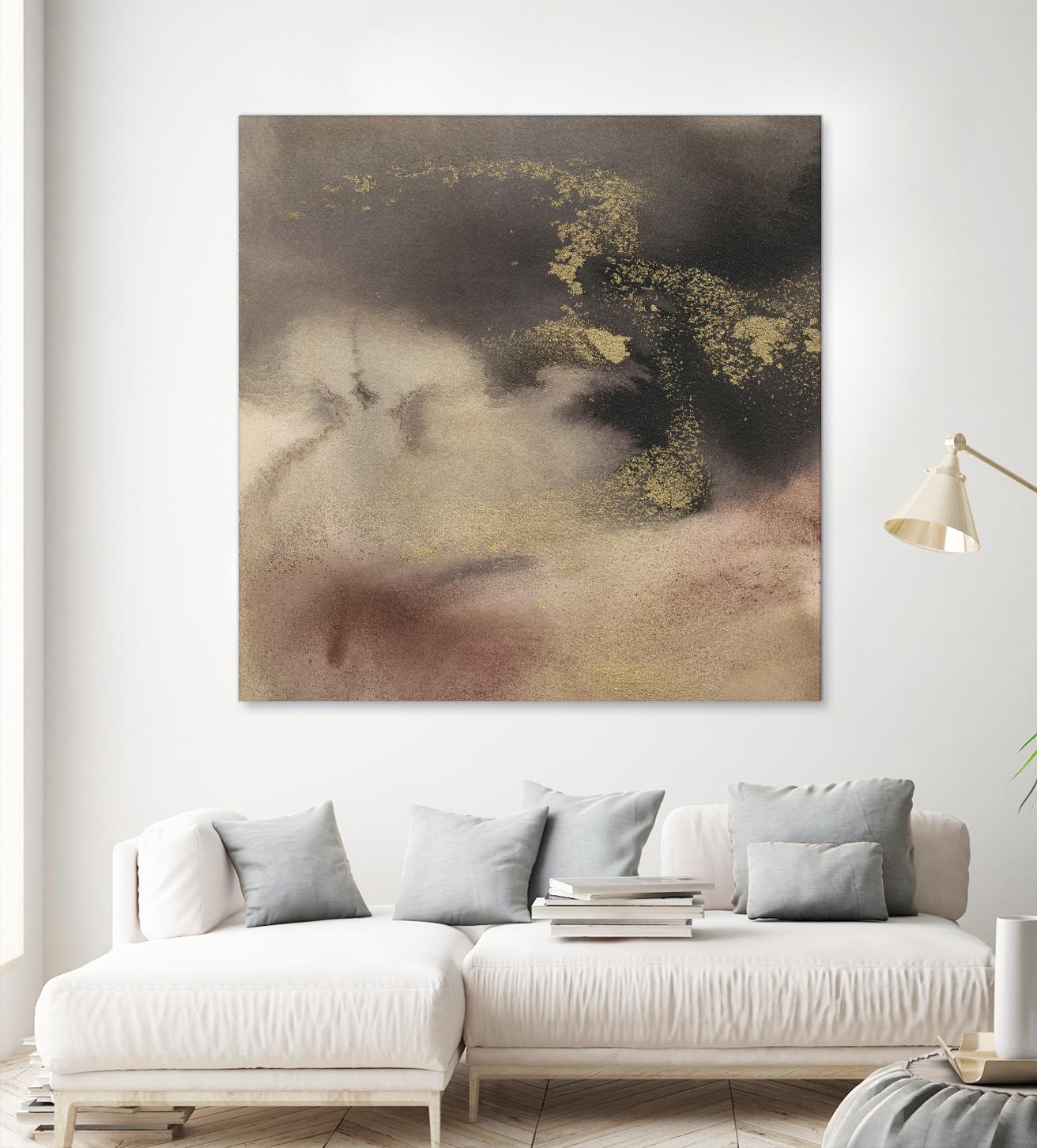 Mountain Seasons II by Joyce Combs on GIANT ART - brown abstract