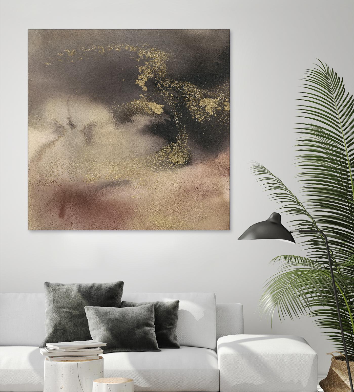 Mountain Seasons II by Joyce Combs on GIANT ART - brown abstract