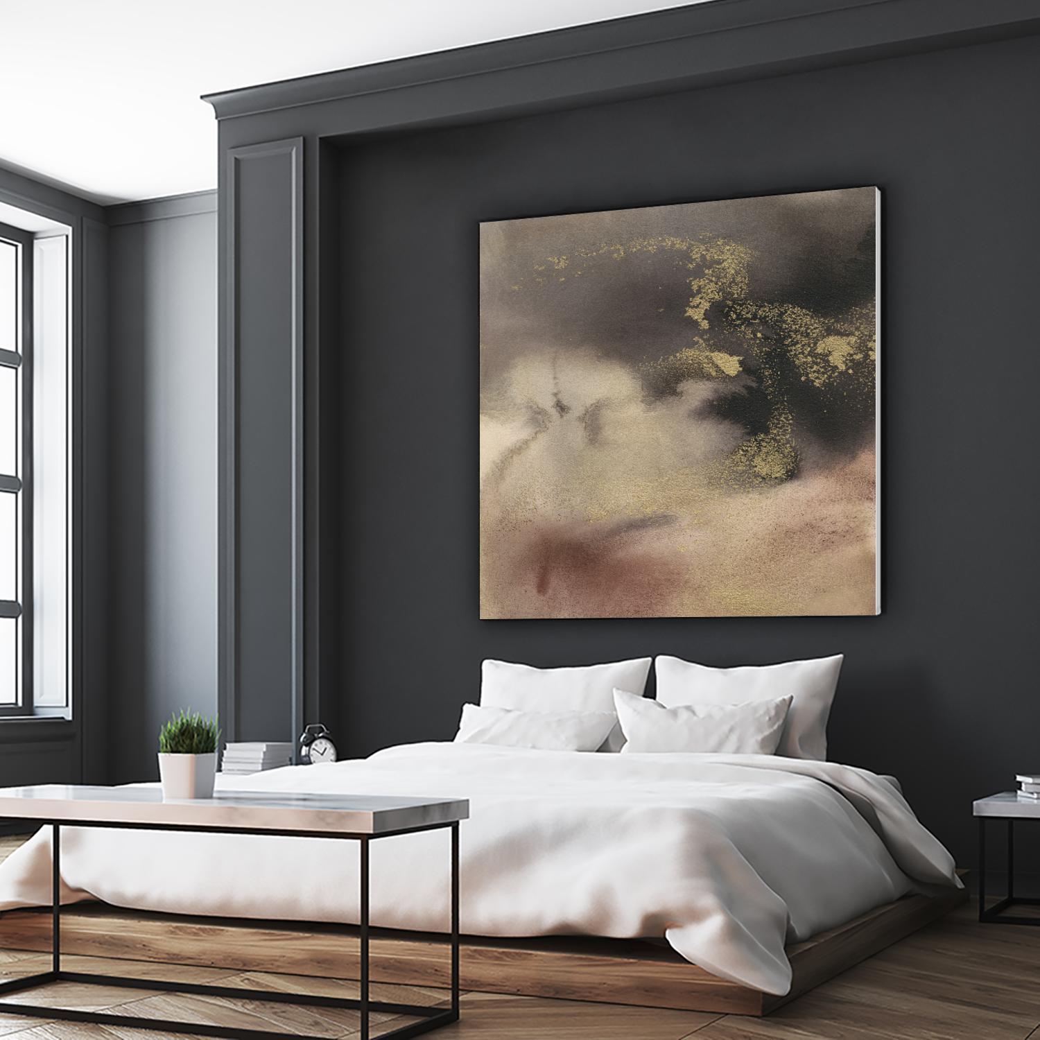 Mountain Seasons II by Joyce Combs on GIANT ART - brown abstract