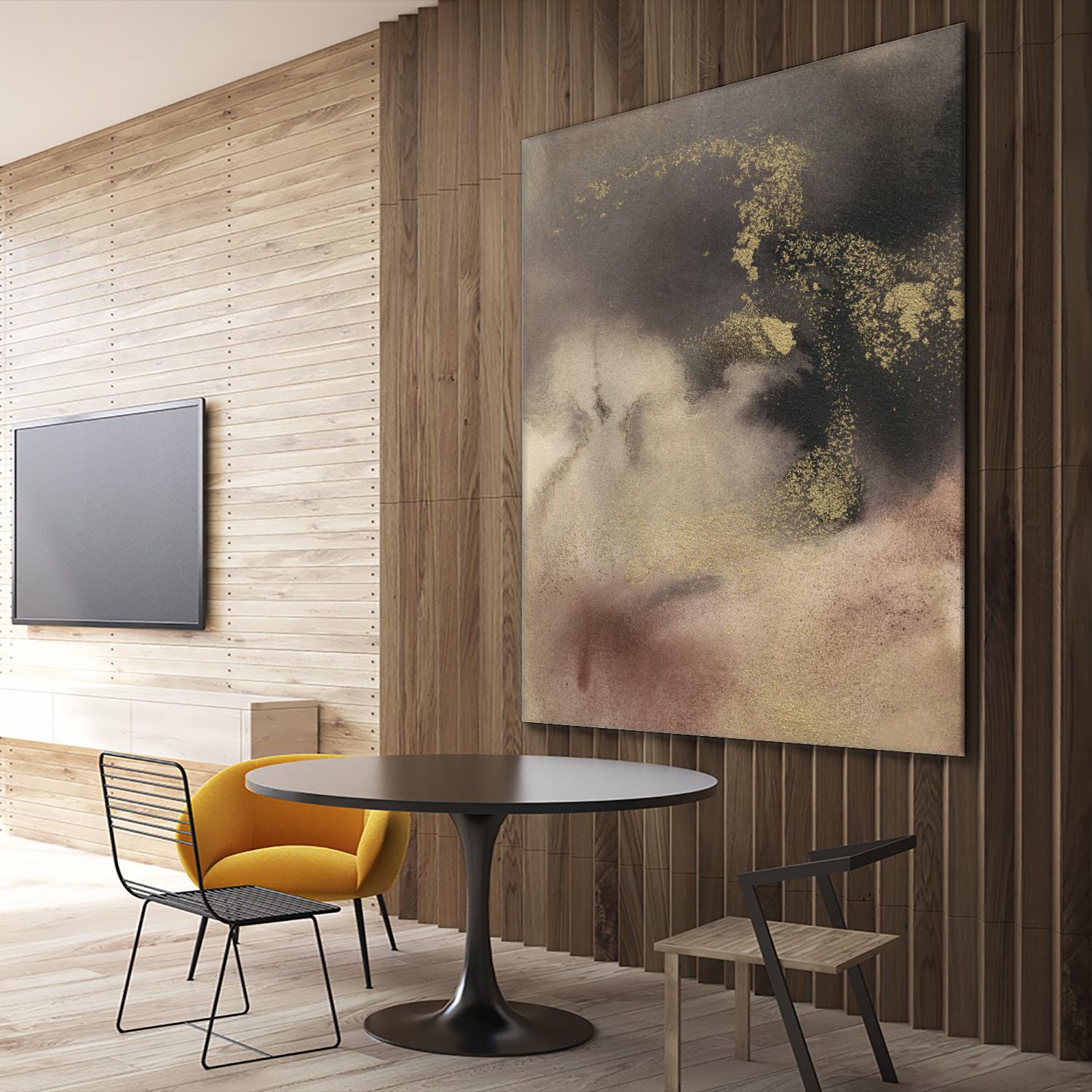 Mountain Seasons II by Joyce Combs on GIANT ART - brown abstract