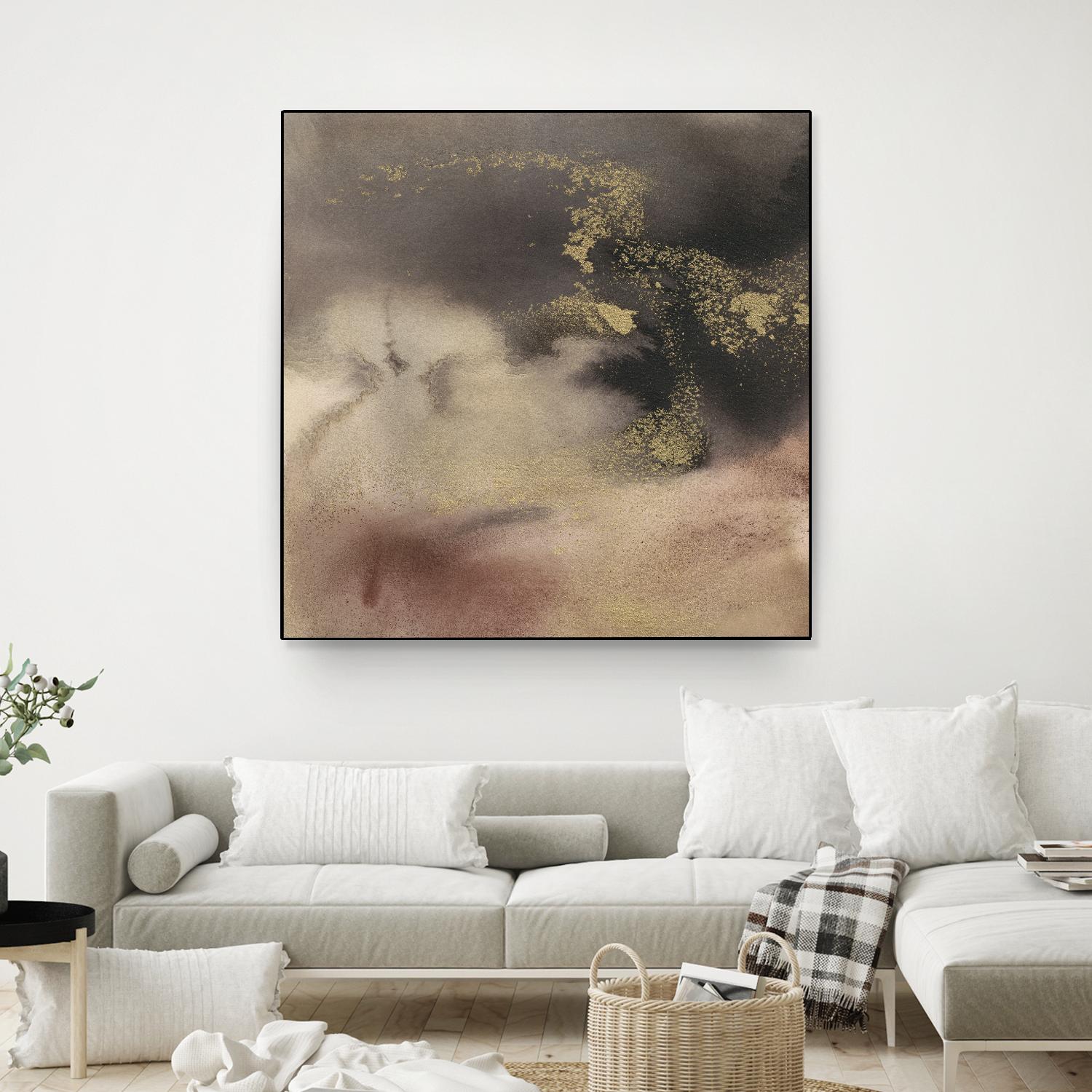 Mountain Seasons II by Joyce Combs on GIANT ART - brown abstract