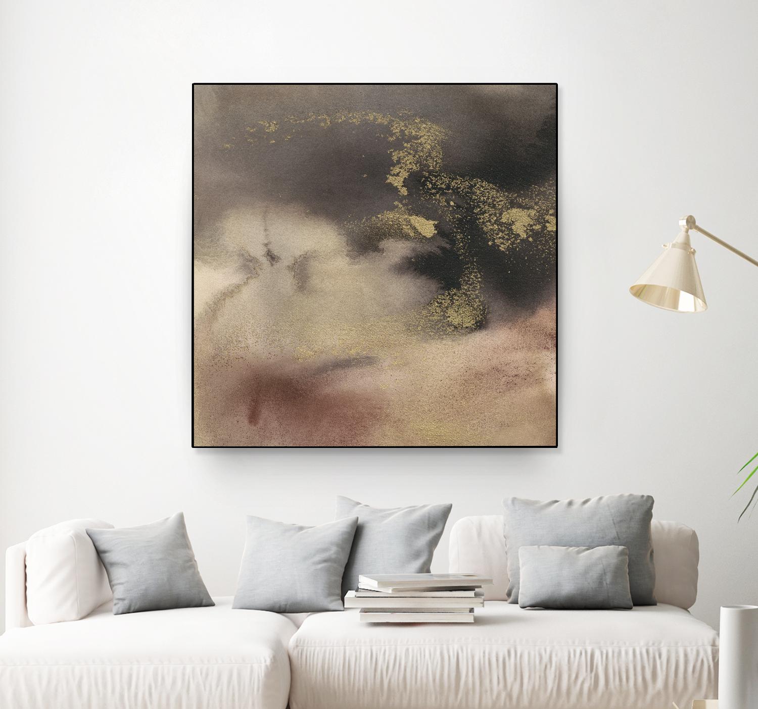 Mountain Seasons II by Joyce Combs on GIANT ART - brown abstract