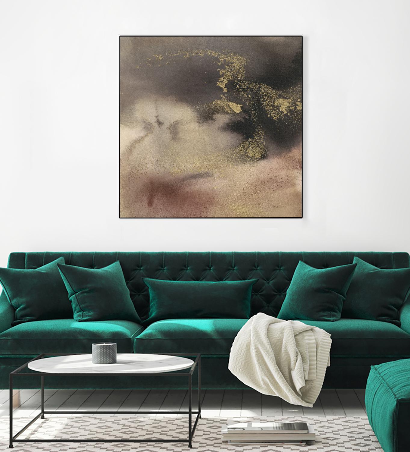 Mountain Seasons II by Joyce Combs on GIANT ART - brown abstract