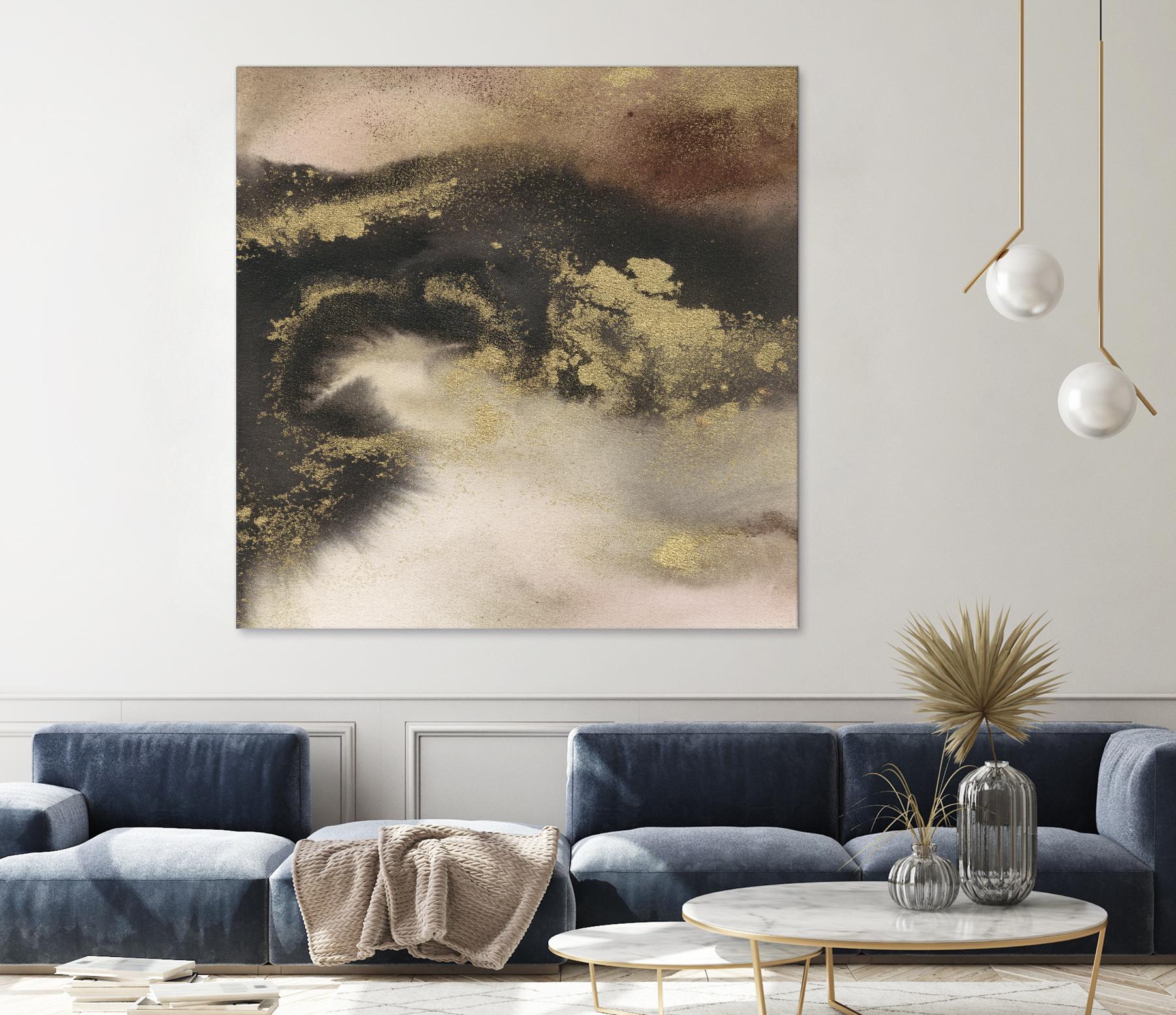 Mountain Seasons III by Joyce Combs on GIANT ART - brown abstract