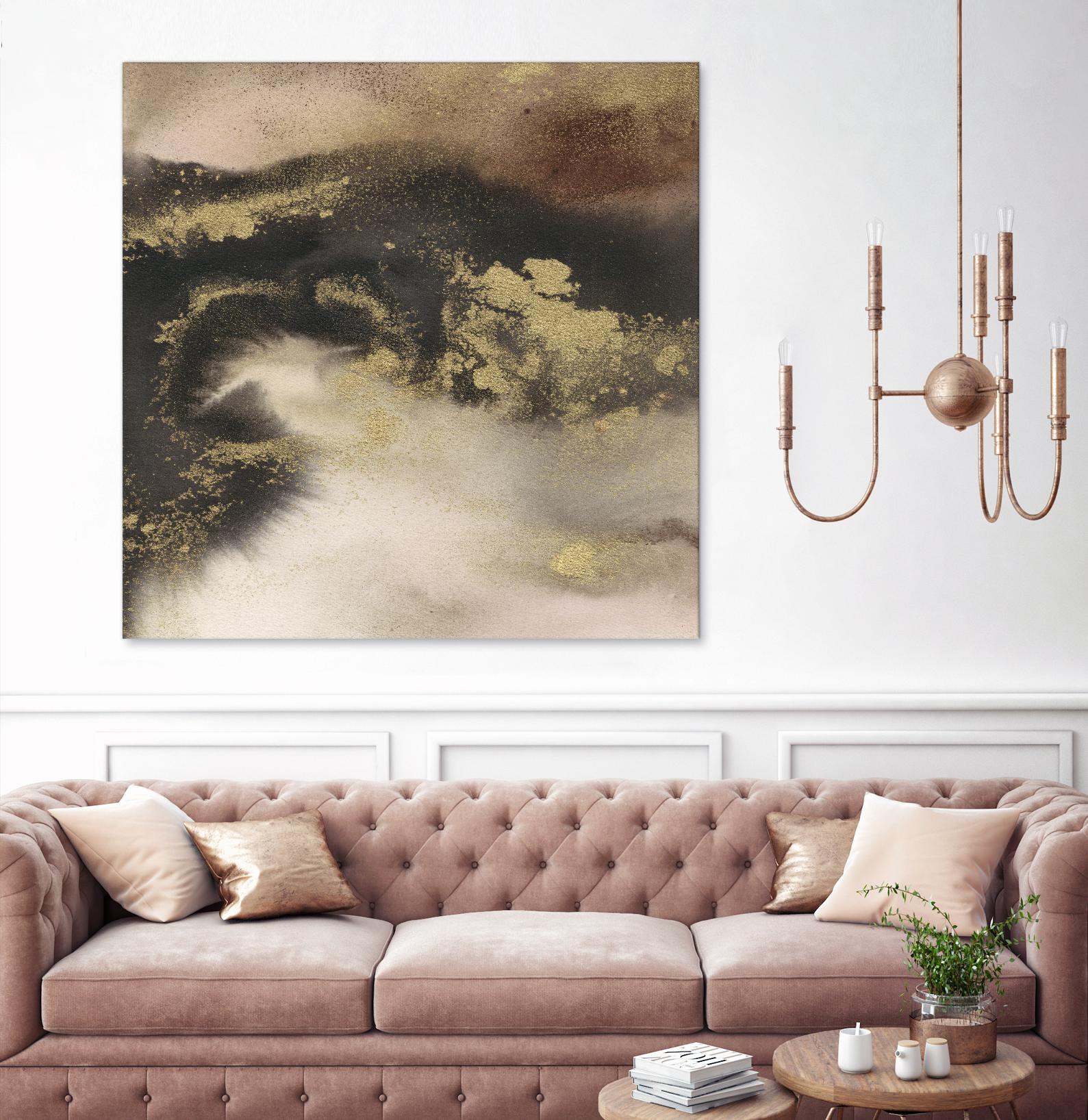 Mountain Seasons III by Joyce Combs on GIANT ART - brown abstract