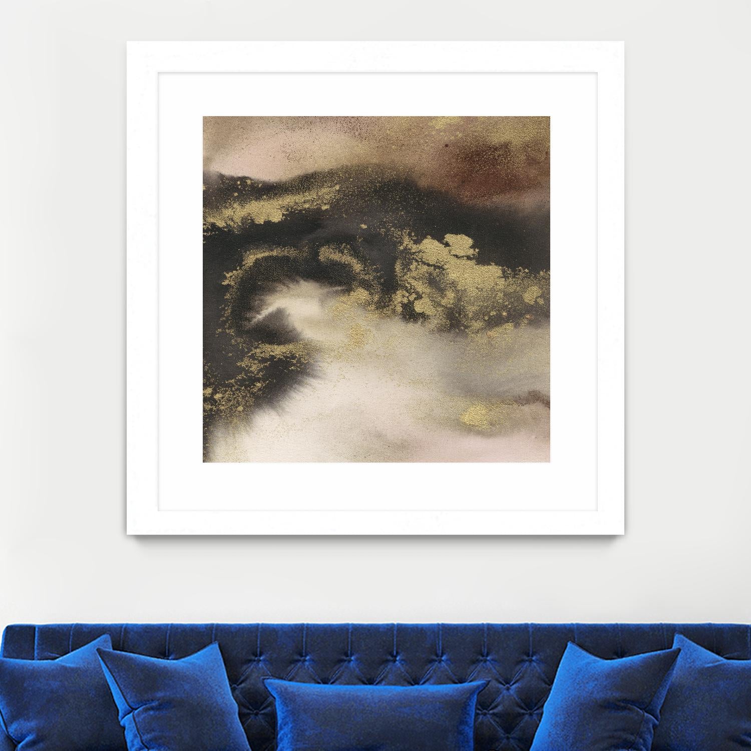 Mountain Seasons III by Joyce Combs on GIANT ART - brown abstract