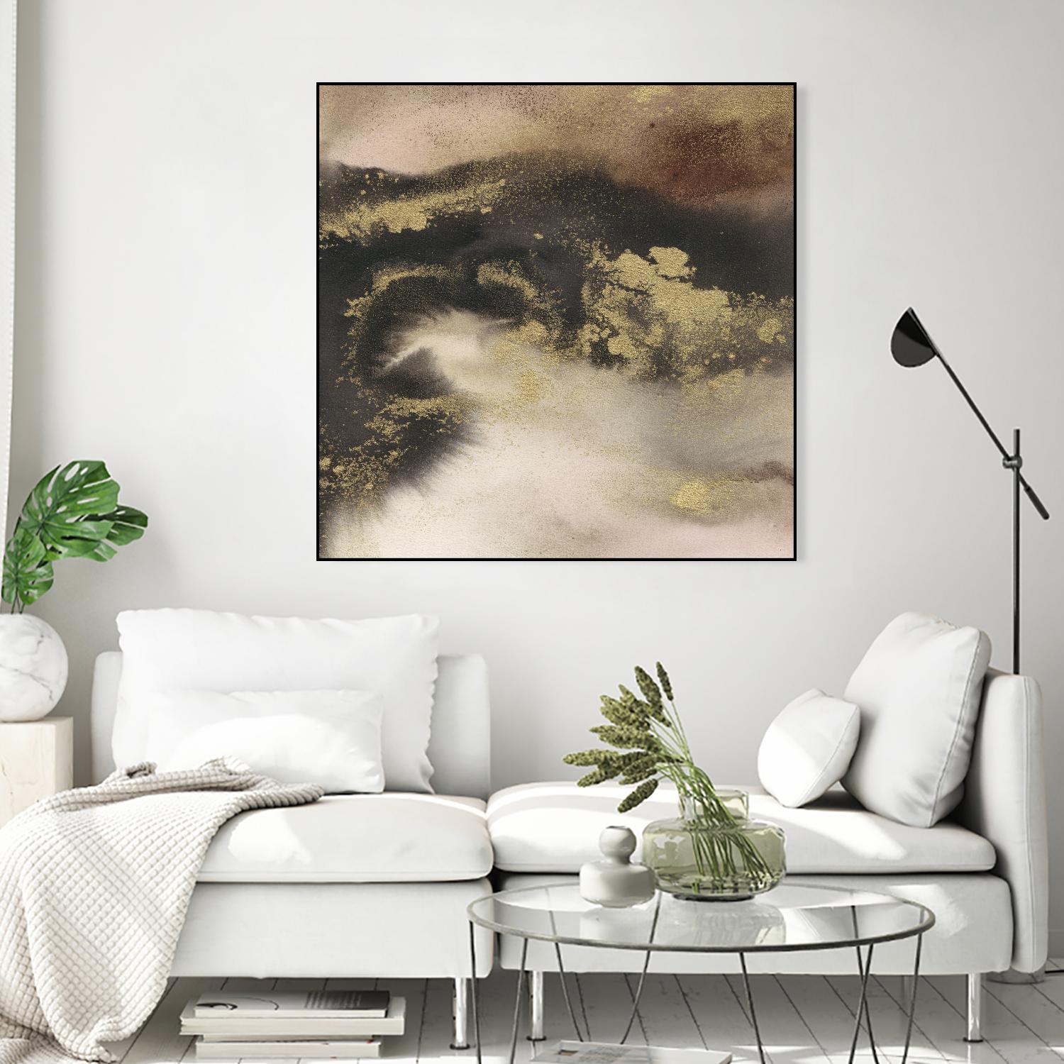 Mountain Seasons III by Joyce Combs on GIANT ART - brown abstract