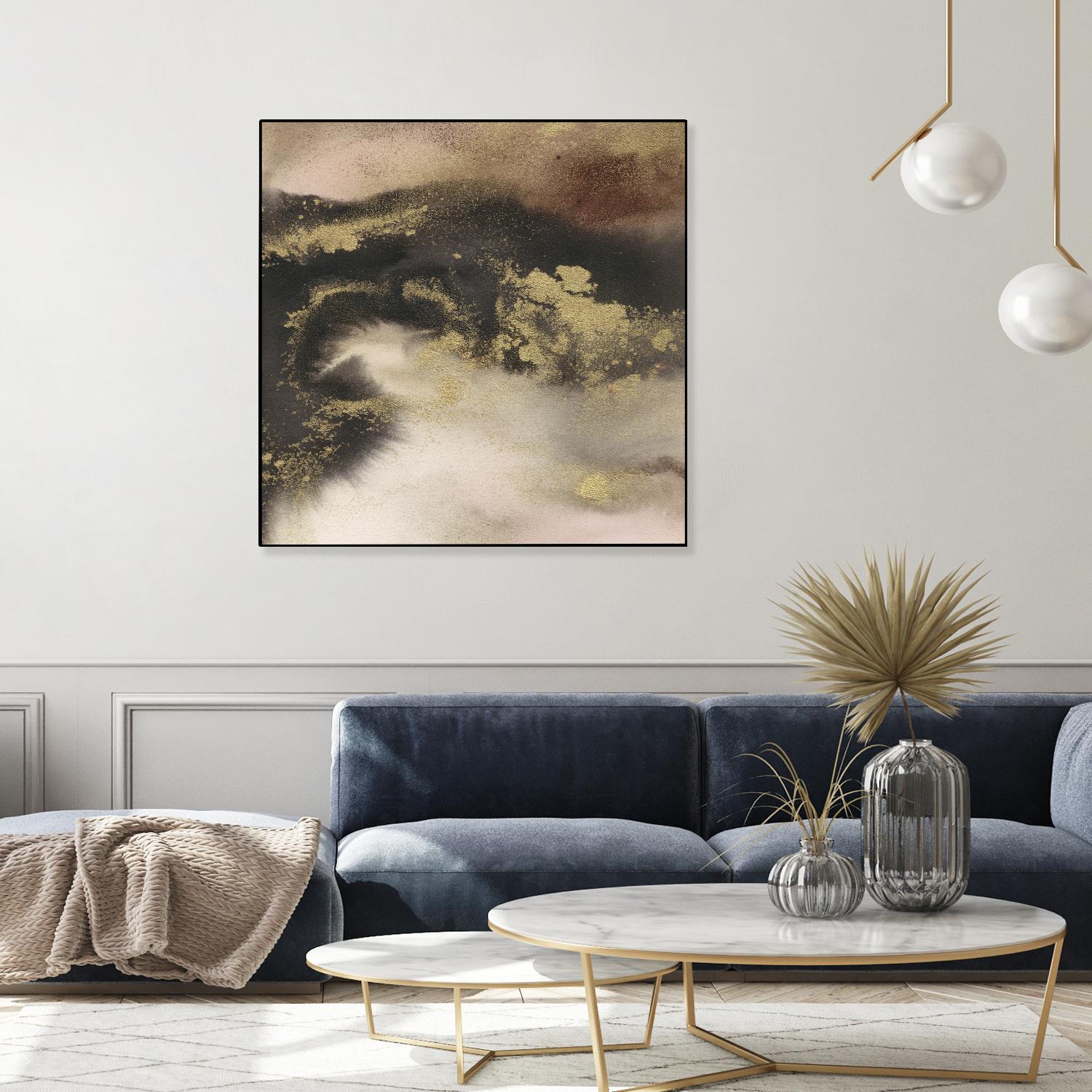 Mountain Seasons III by Joyce Combs on GIANT ART - brown abstract