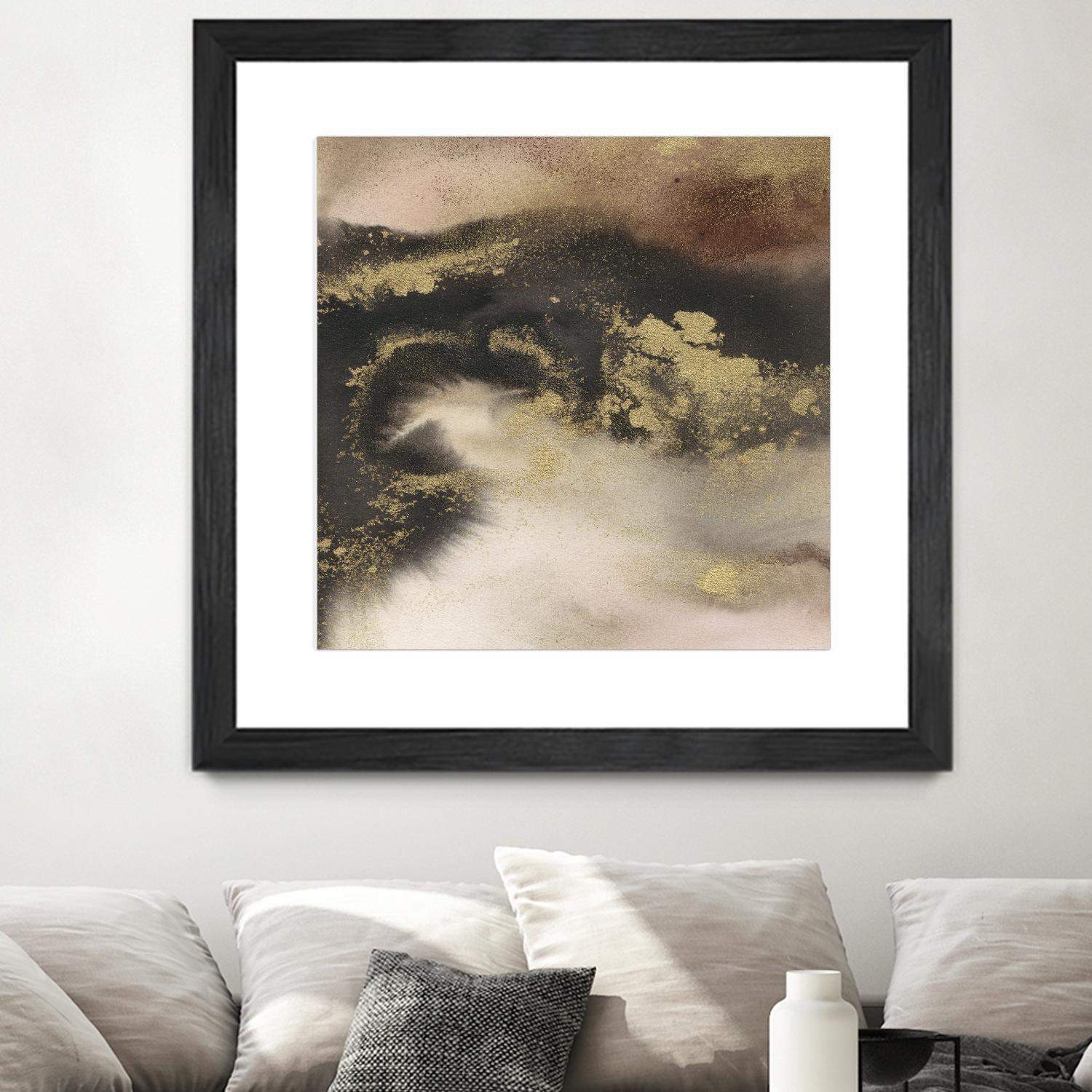 Mountain Seasons III by Joyce Combs on GIANT ART - brown abstract