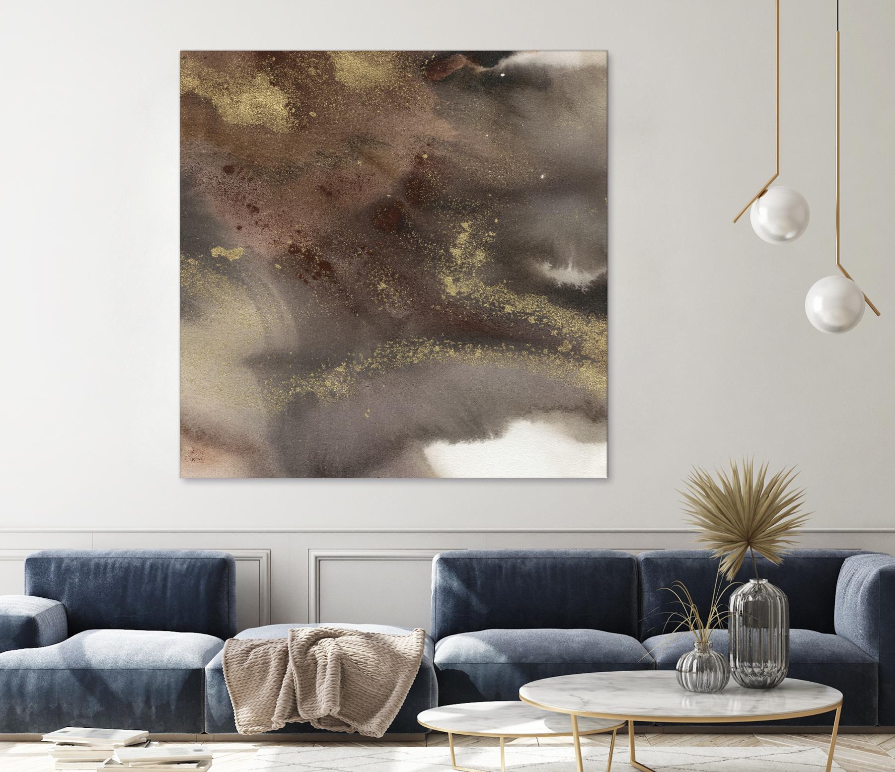 Mountain Seasons IV by Joyce Combs on GIANT ART - brown abstract