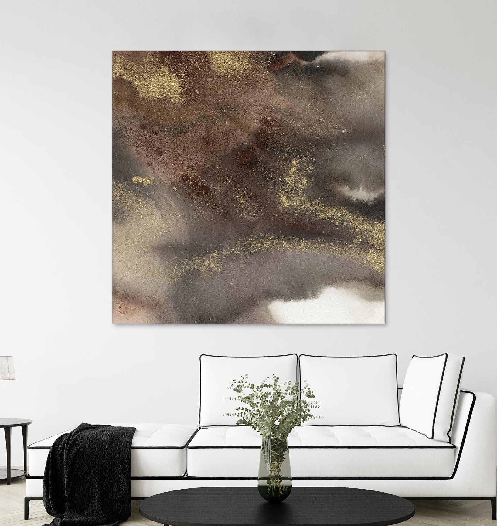 Mountain Seasons IV by Joyce Combs on GIANT ART - brown abstract