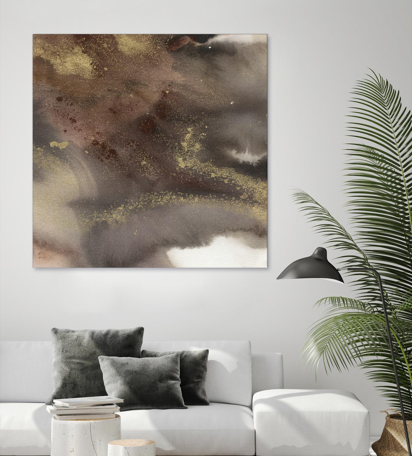 Mountain Seasons IV by Joyce Combs on GIANT ART - brown abstract