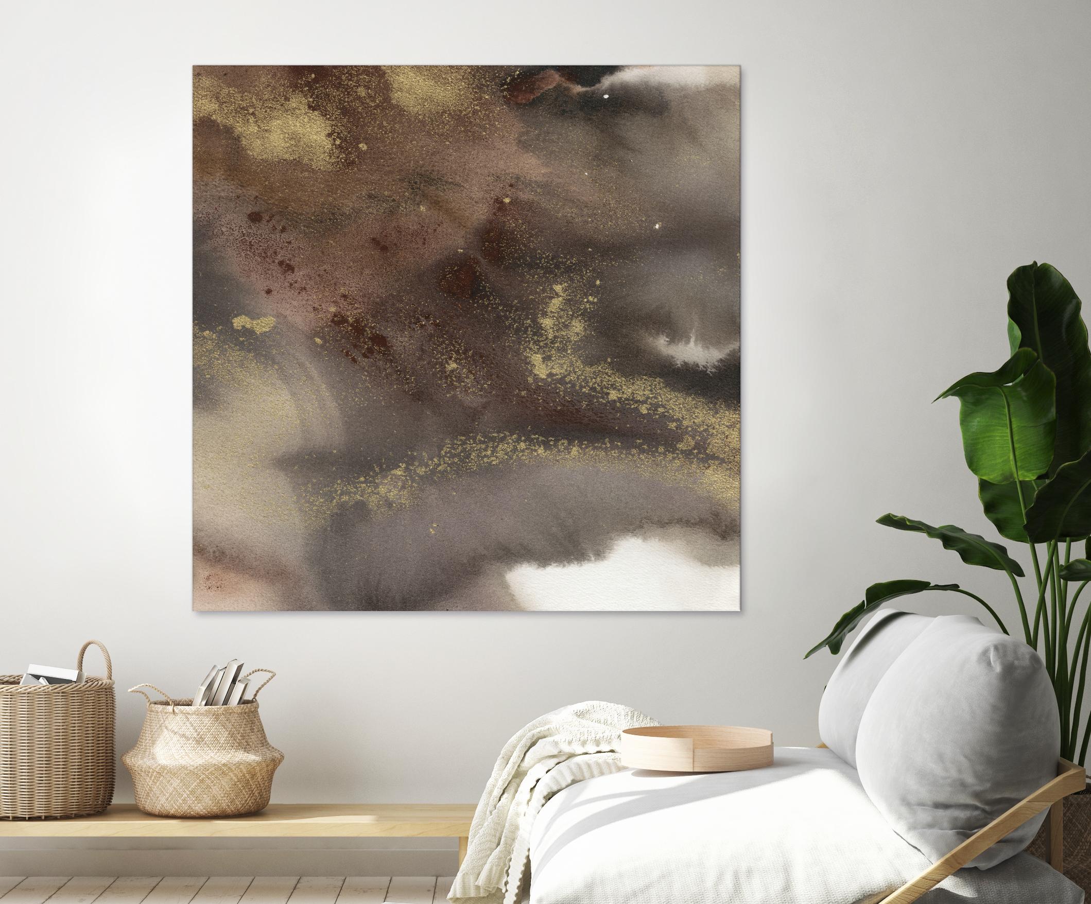 Mountain Seasons IV by Joyce Combs on GIANT ART - brown abstract