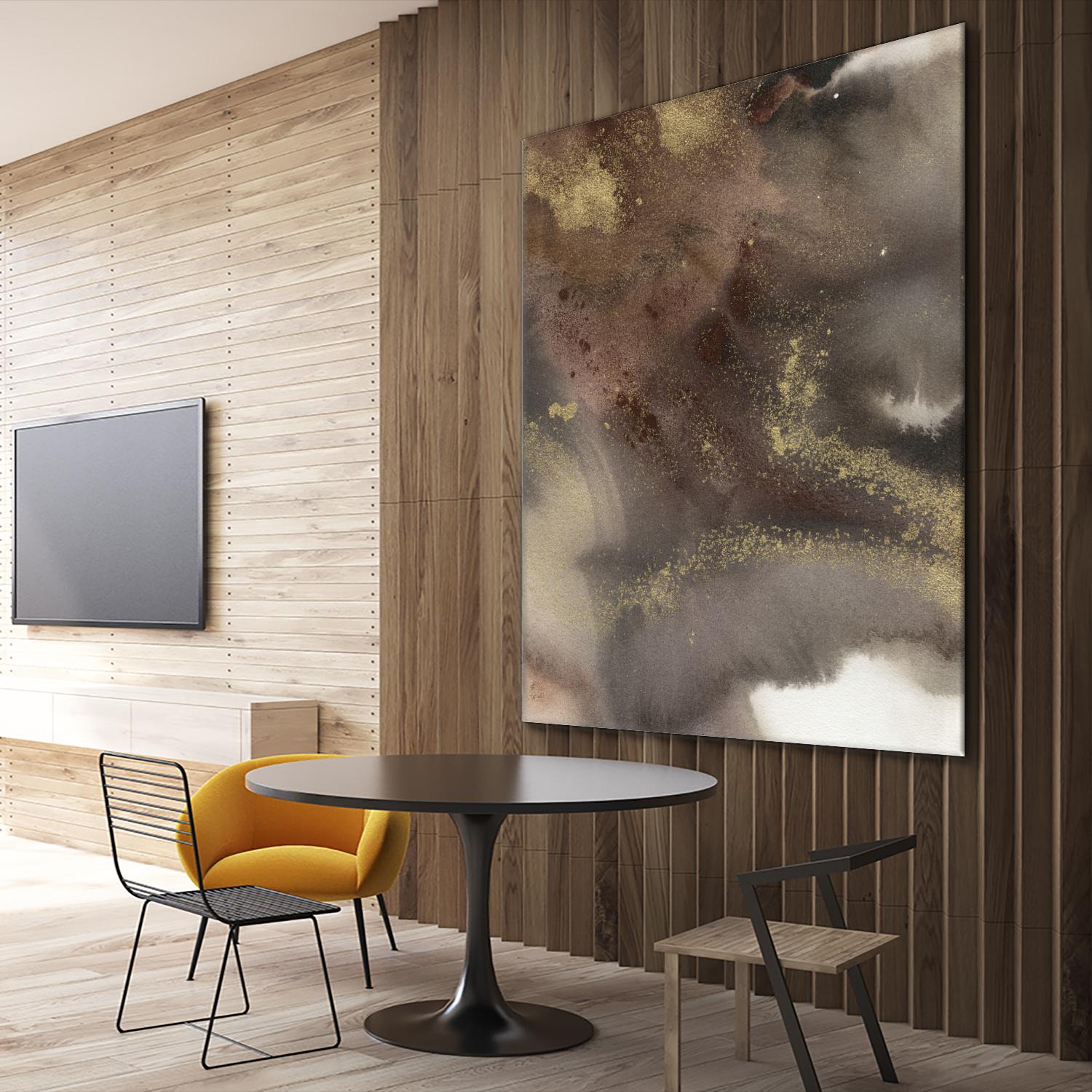 Mountain Seasons IV by Joyce Combs on GIANT ART - brown abstract