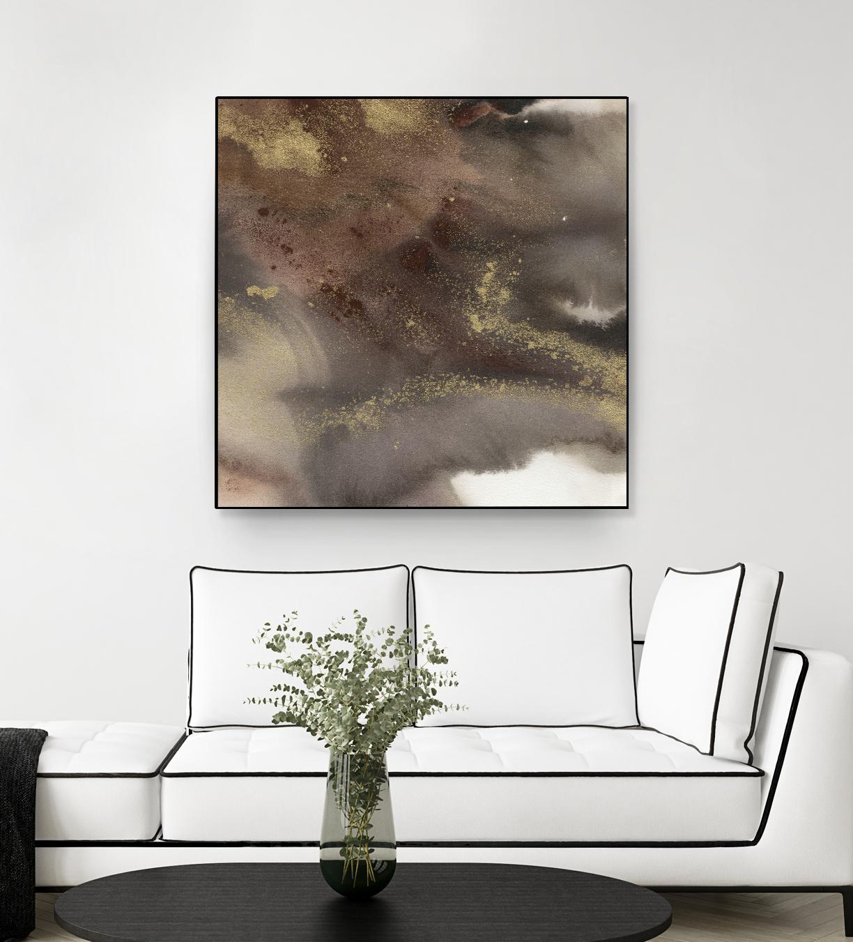 Mountain Seasons IV by Joyce Combs on GIANT ART - brown abstract