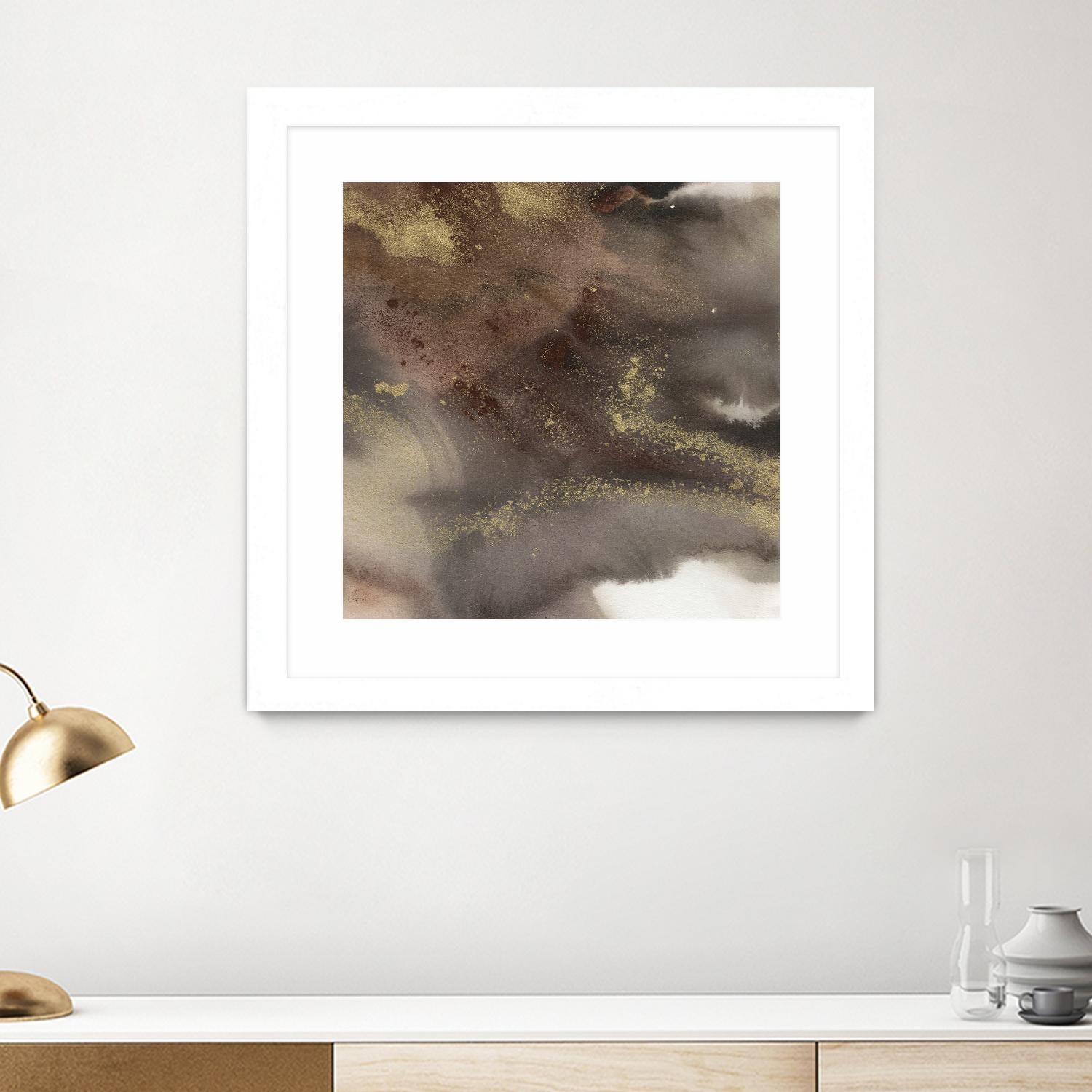 Mountain Seasons IV by Joyce Combs on GIANT ART - brown abstract