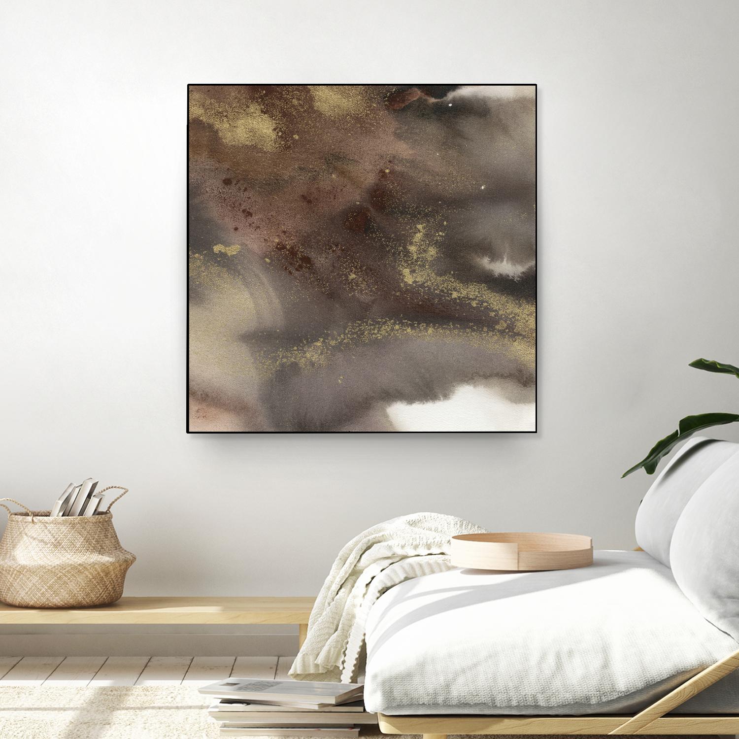 Mountain Seasons IV by Joyce Combs on GIANT ART - brown abstract