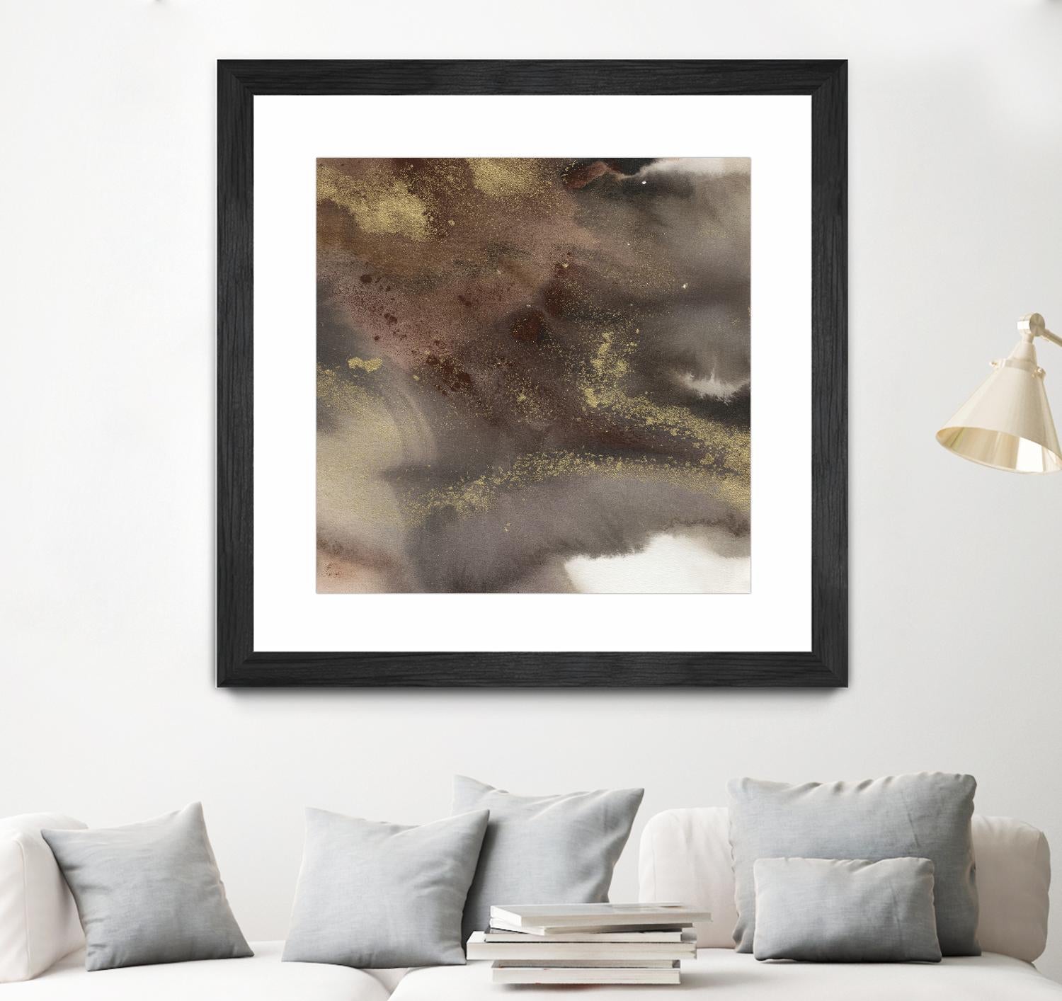 Mountain Seasons IV by Joyce Combs on GIANT ART - brown abstract