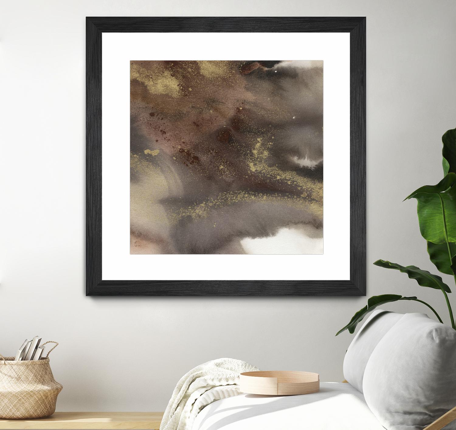 Mountain Seasons IV by Joyce Combs on GIANT ART - brown abstract