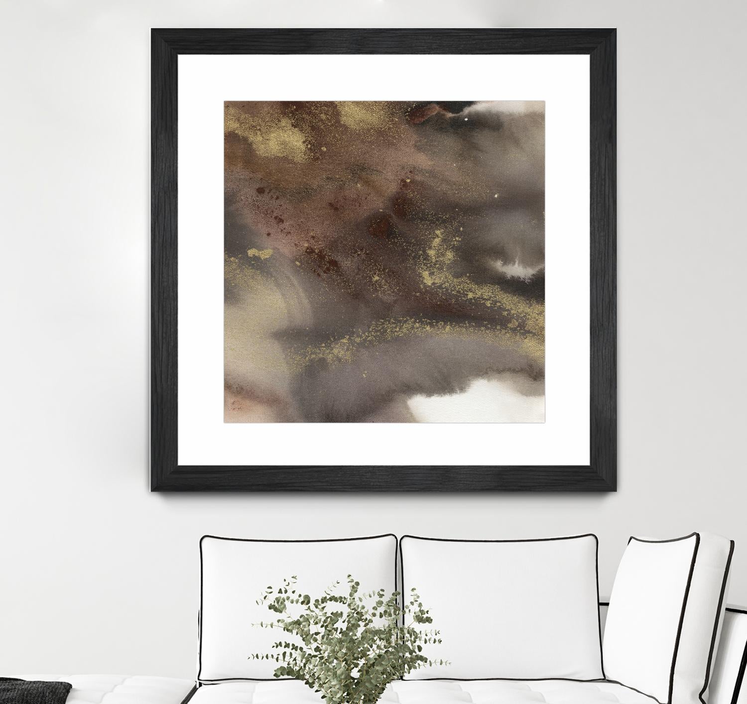 Mountain Seasons IV by Joyce Combs on GIANT ART - brown abstract