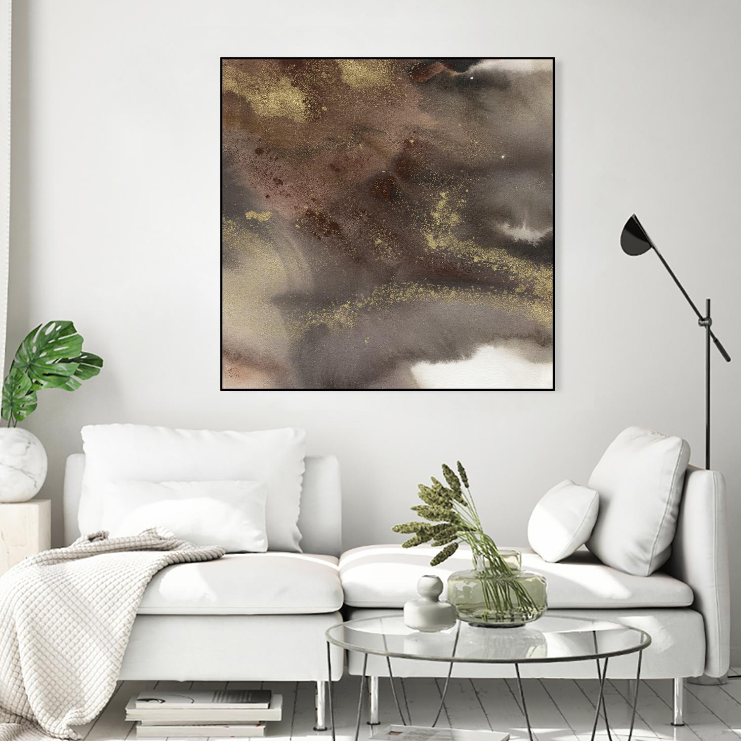 Mountain Seasons IV by Joyce Combs on GIANT ART - brown abstract