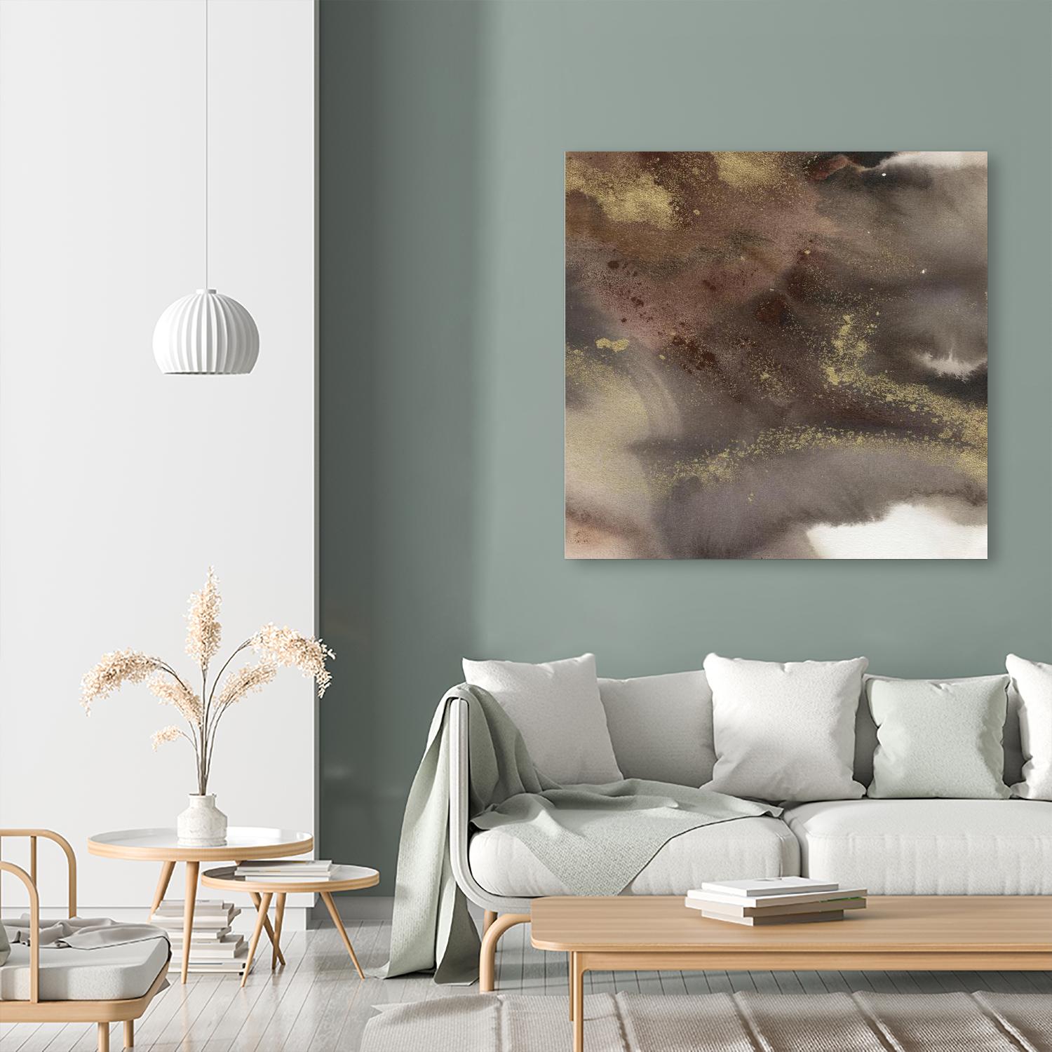 Mountain Seasons IV by Joyce Combs on GIANT ART - brown abstract