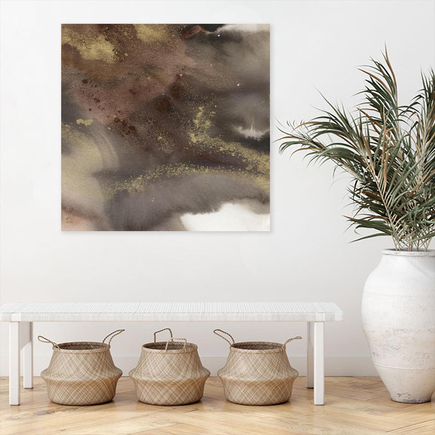 Mountain Seasons IV by Joyce Combs on GIANT ART - brown abstract