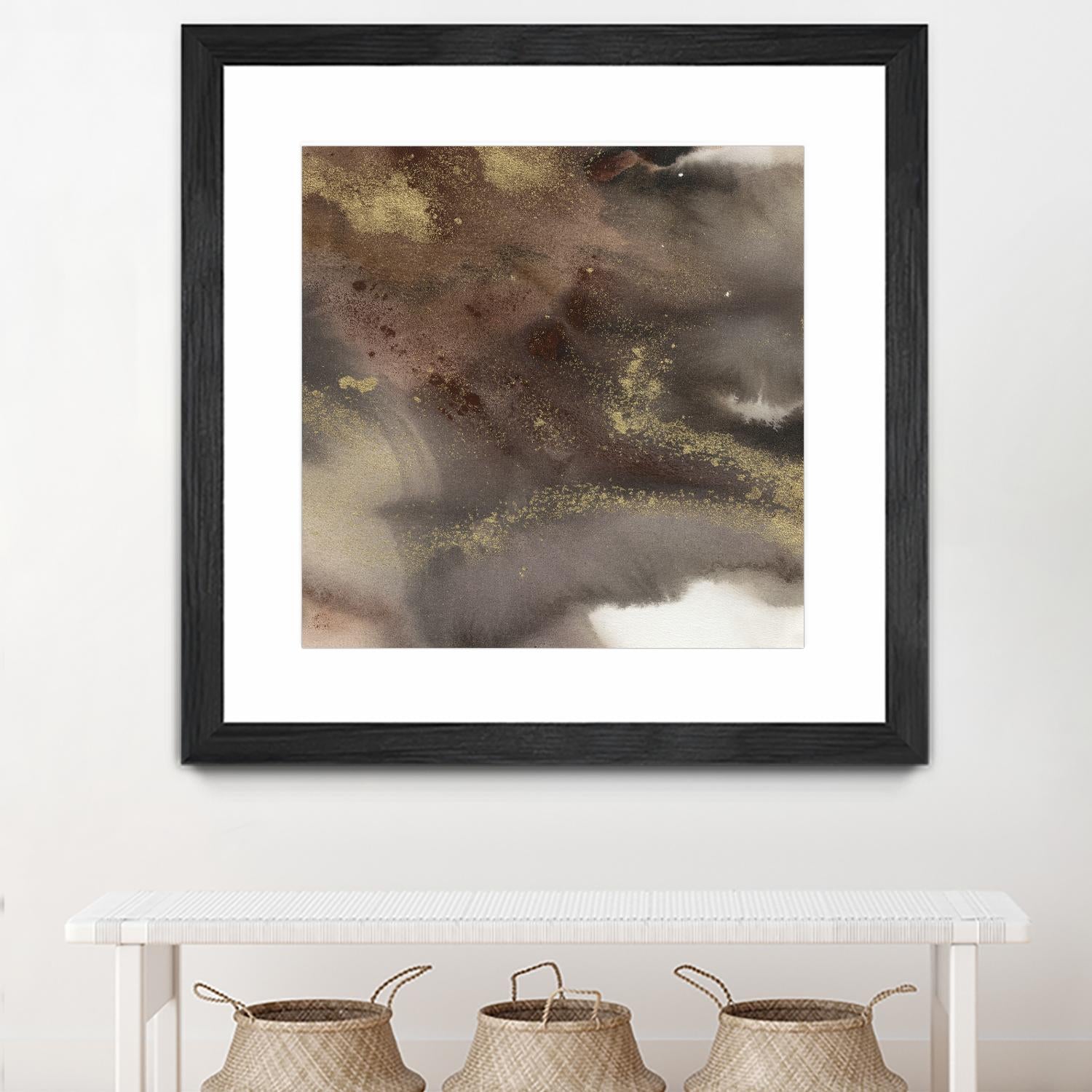 Mountain Seasons IV by Joyce Combs on GIANT ART - brown abstract