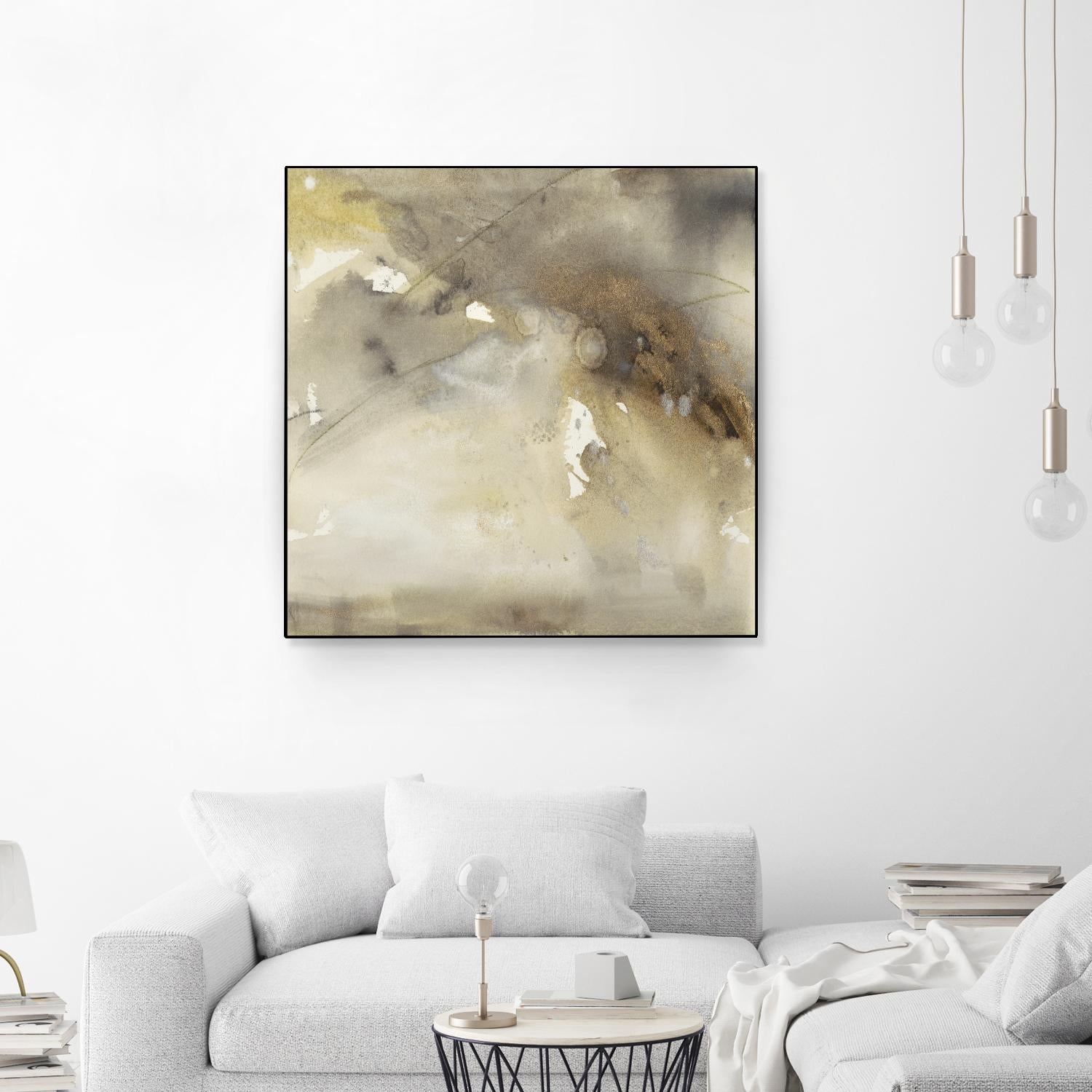 Waves in Motion II by Joyce Combs on GIANT ART - brown abstract