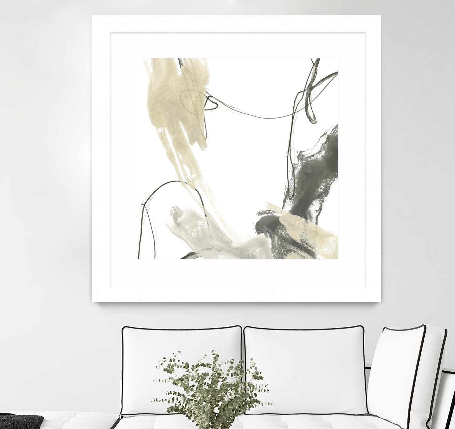 Monochrome Momentum II by June Erica Vess on GIANT ART - abstract