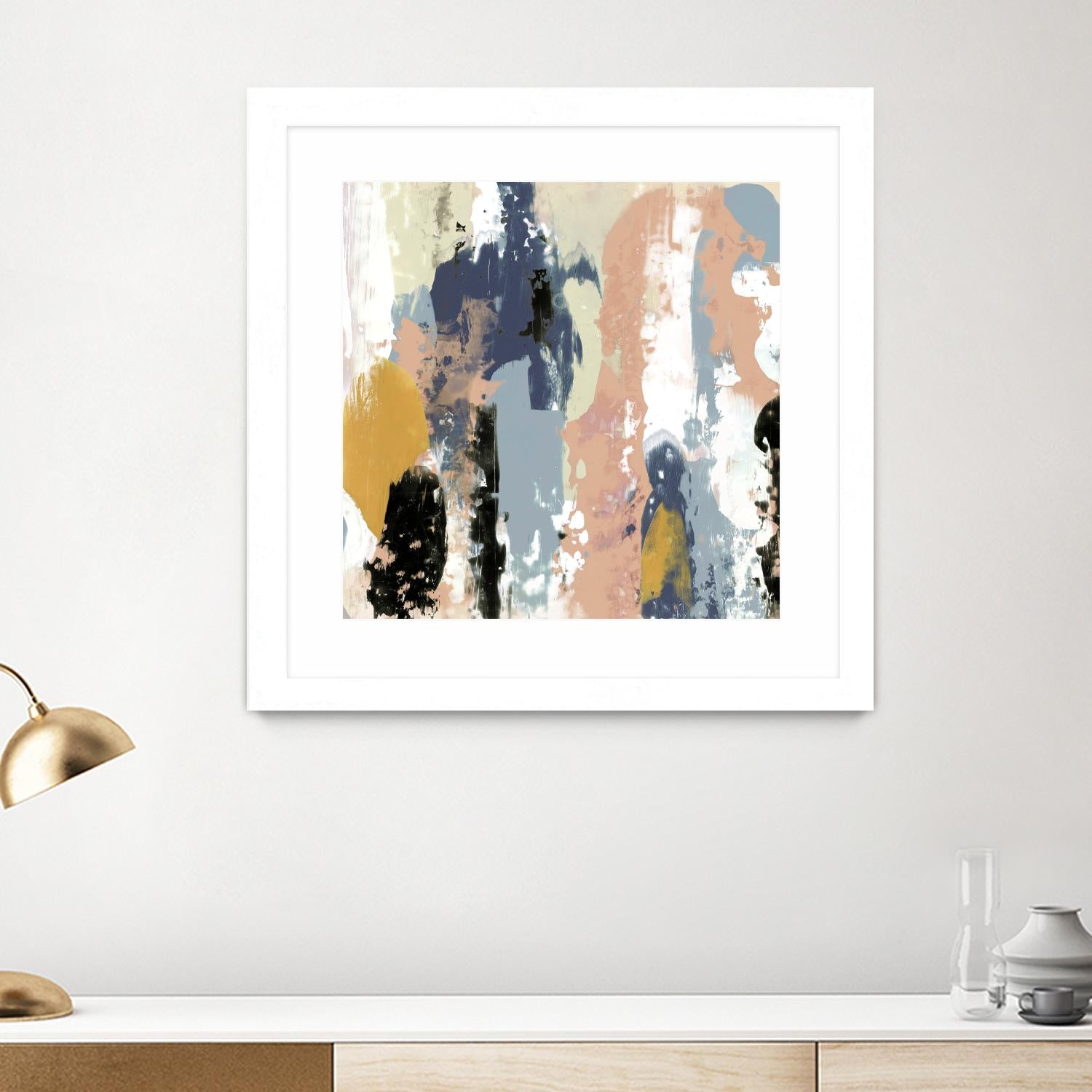 Blueberry Swatches I by Jennifer Goldberger on GIANT ART - abstract