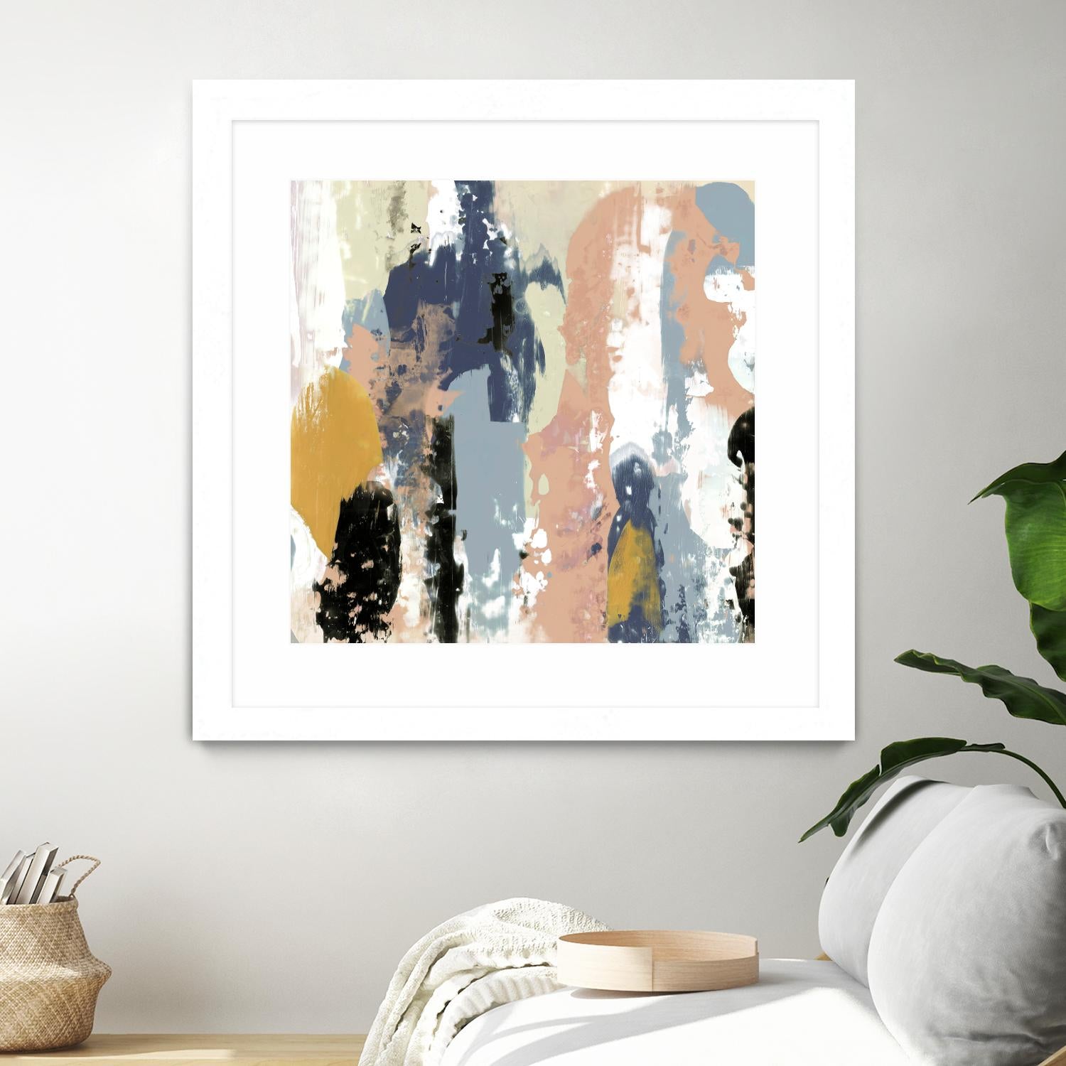 Blueberry Swatches I by Jennifer Goldberger on GIANT ART - abstract