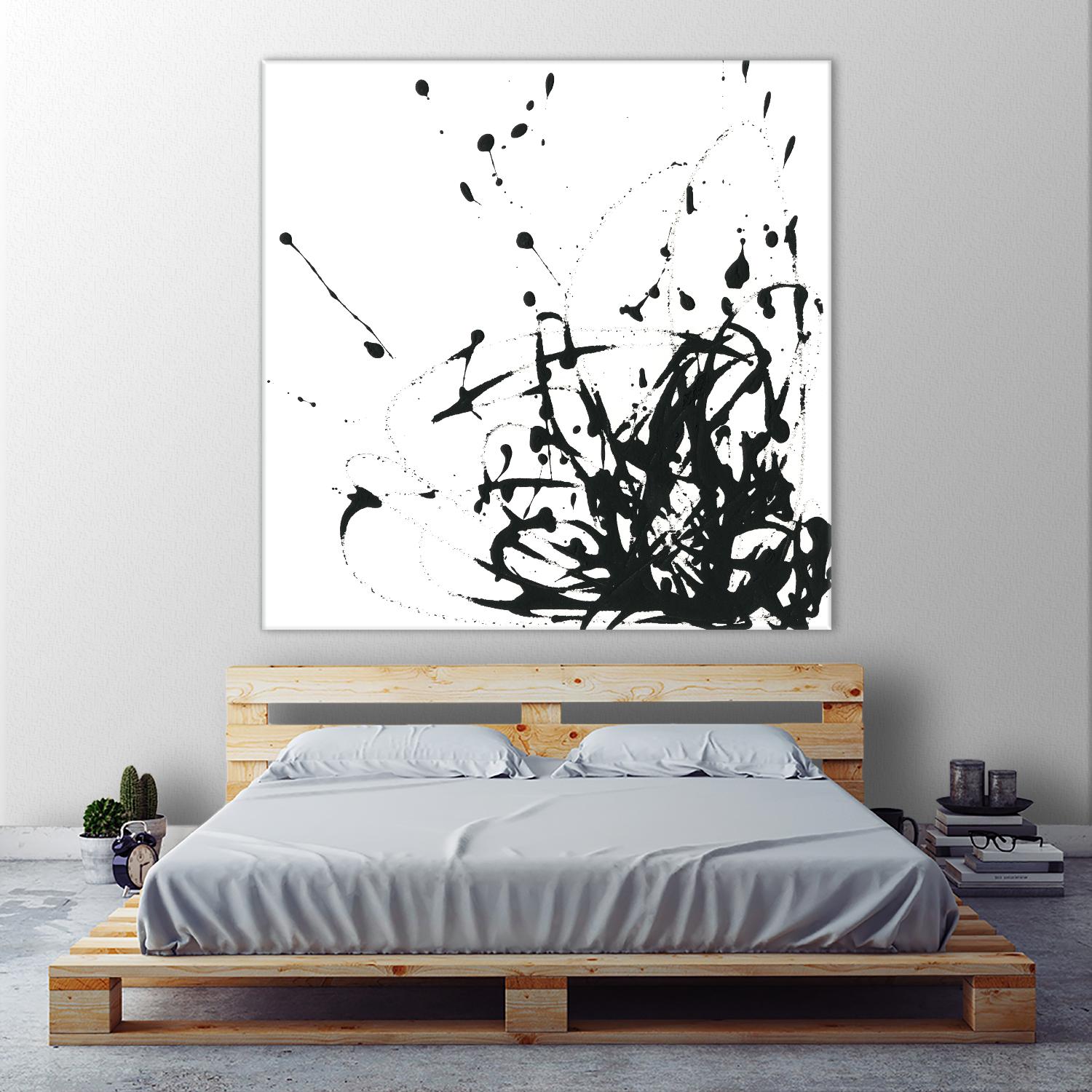 Onyx Expression II by June Erica Vess on GIANT ART - black abstract