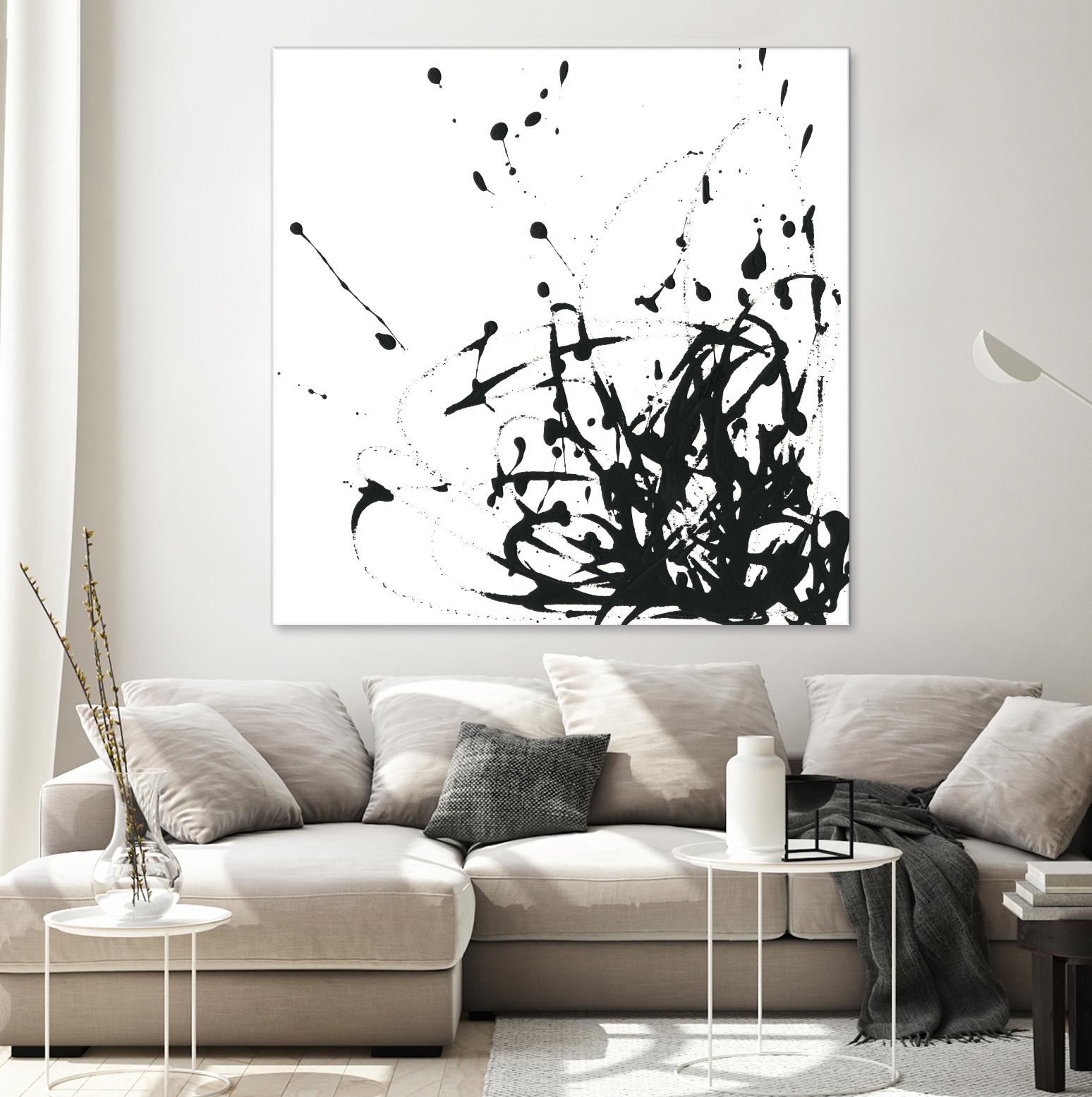 Onyx Expression II by June Erica Vess on GIANT ART - black abstract