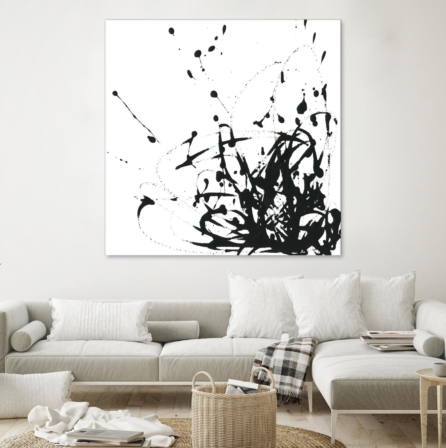 Onyx Expression II by June Erica Vess on GIANT ART - black abstract