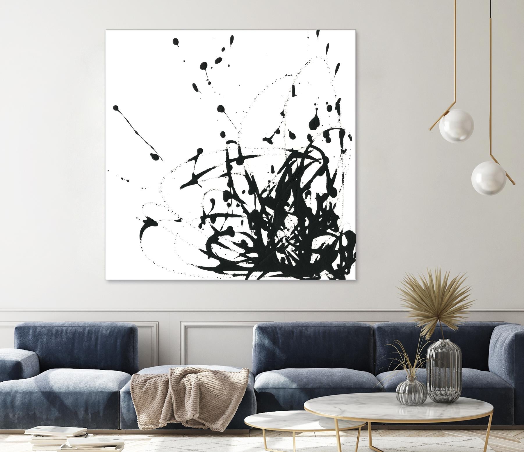 Onyx Expression II by June Erica Vess on GIANT ART - black abstract