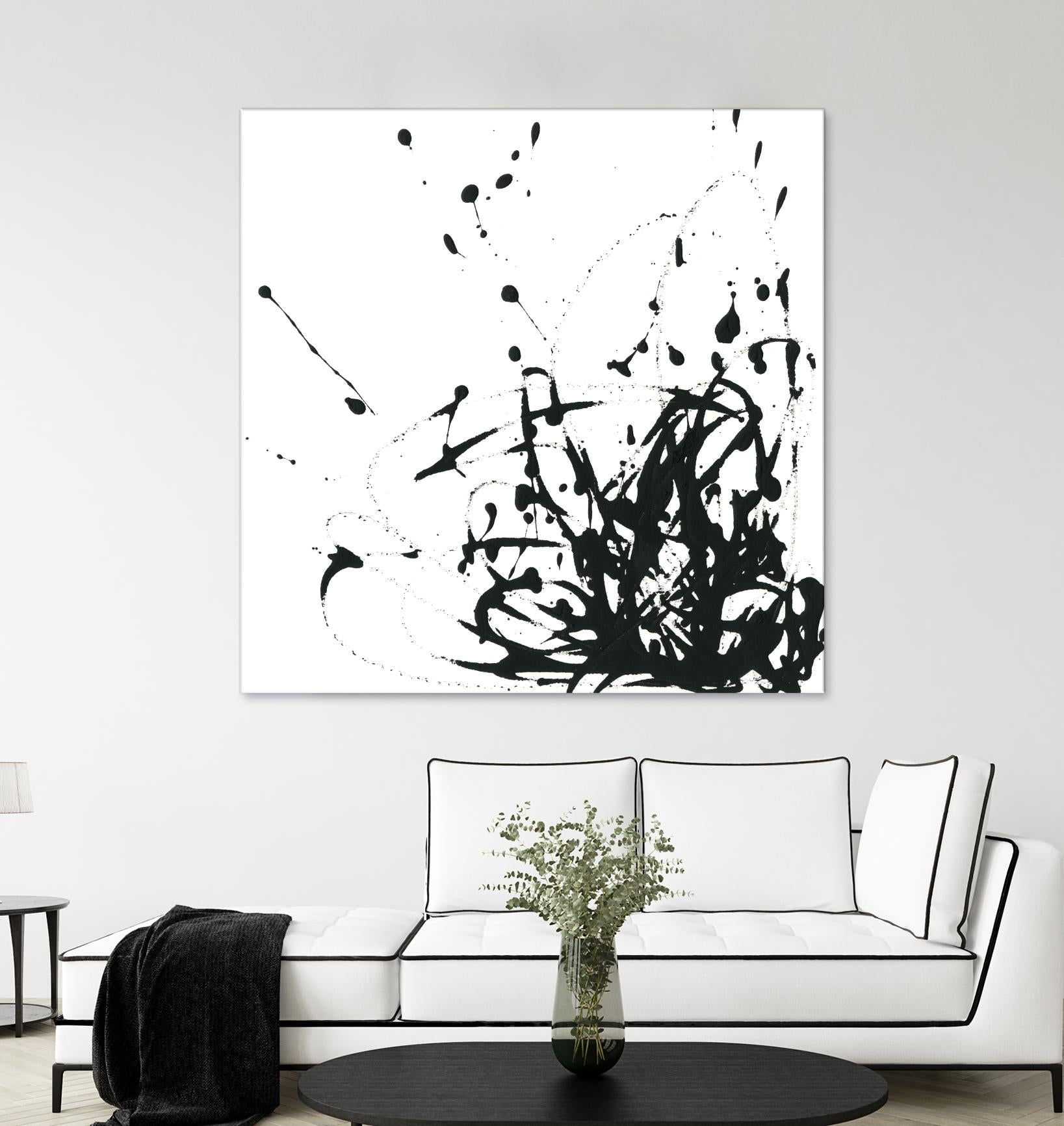 Onyx Expression II by June Erica Vess on GIANT ART - black abstract