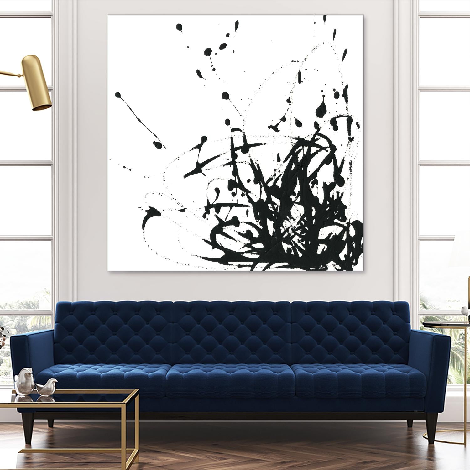 Onyx Expression II by June Erica Vess on GIANT ART - black abstract