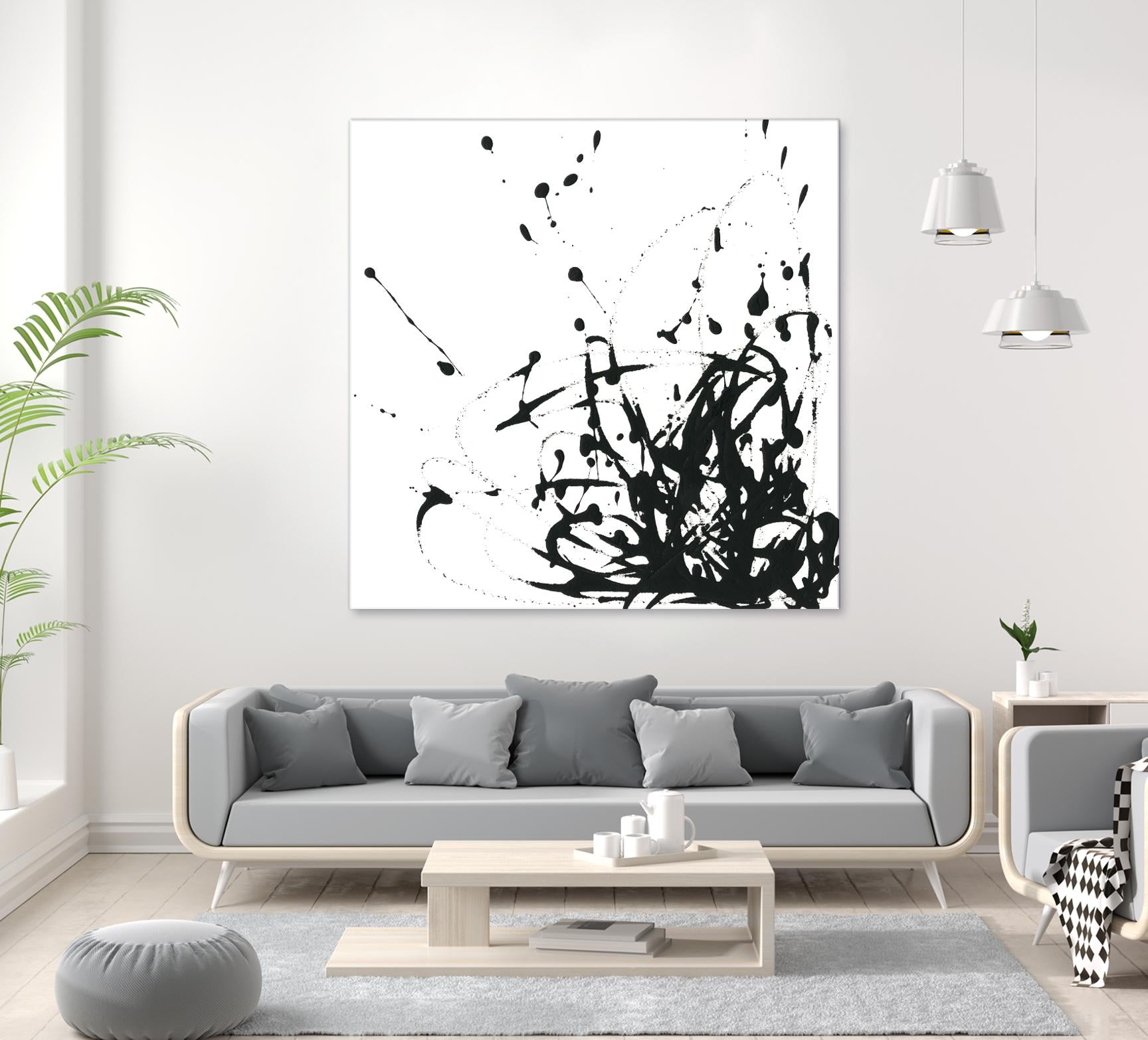 Onyx Expression II by June Erica Vess on GIANT ART - black abstract