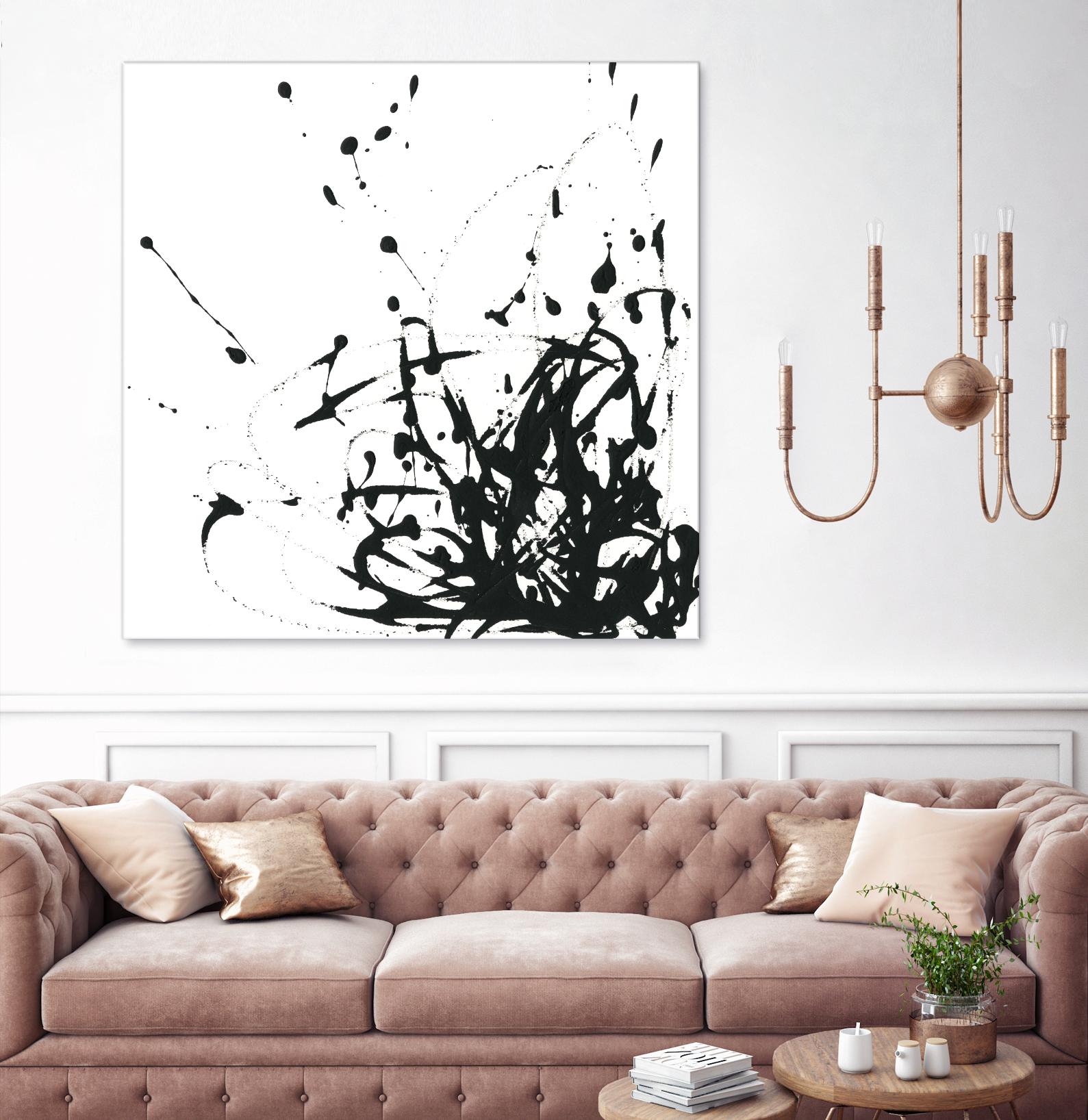 Onyx Expression II by June Erica Vess on GIANT ART - black abstract