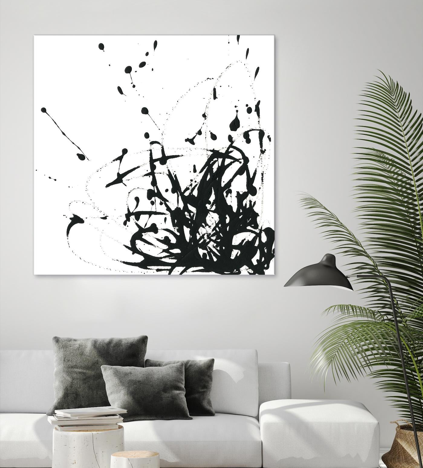 Onyx Expression II by June Erica Vess on GIANT ART - black abstract