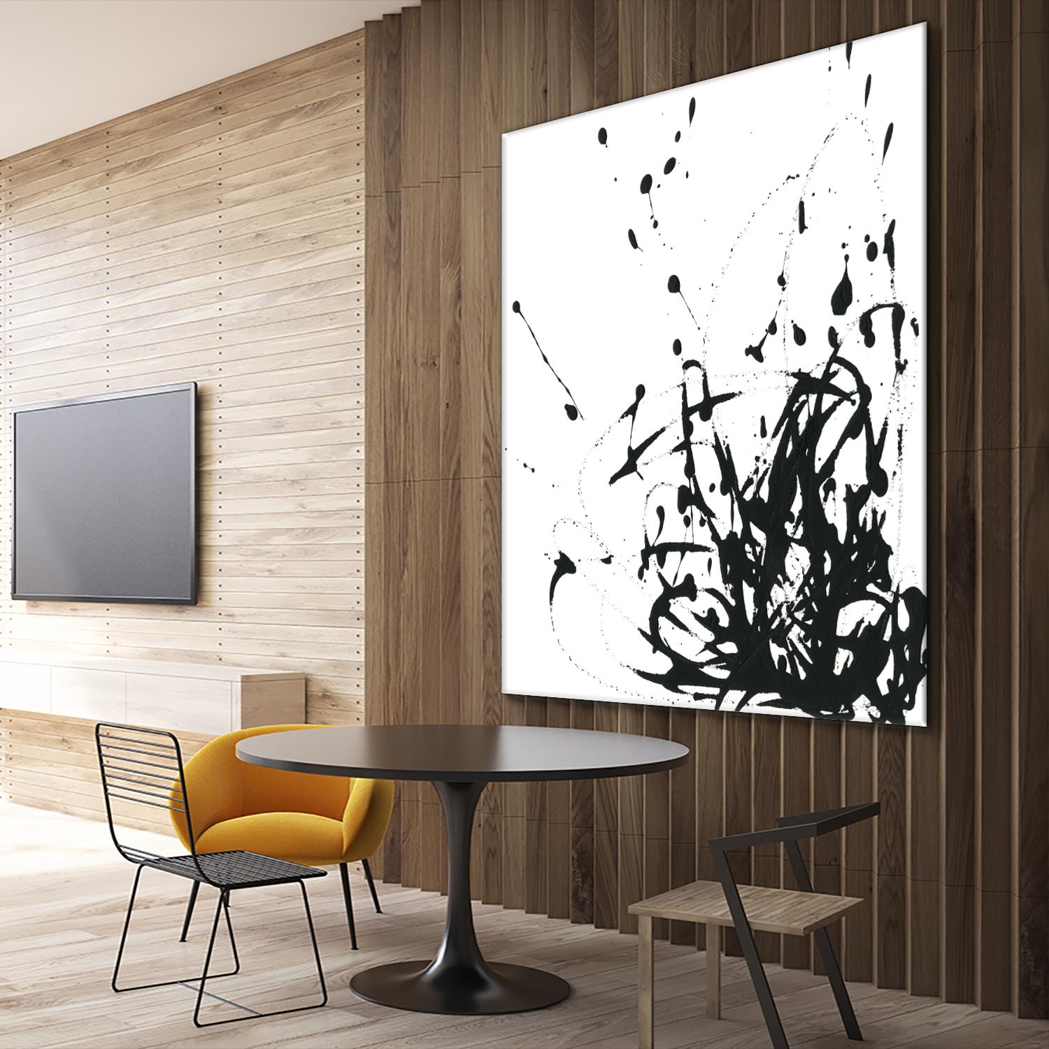 Onyx Expression II by June Erica Vess on GIANT ART - black abstract