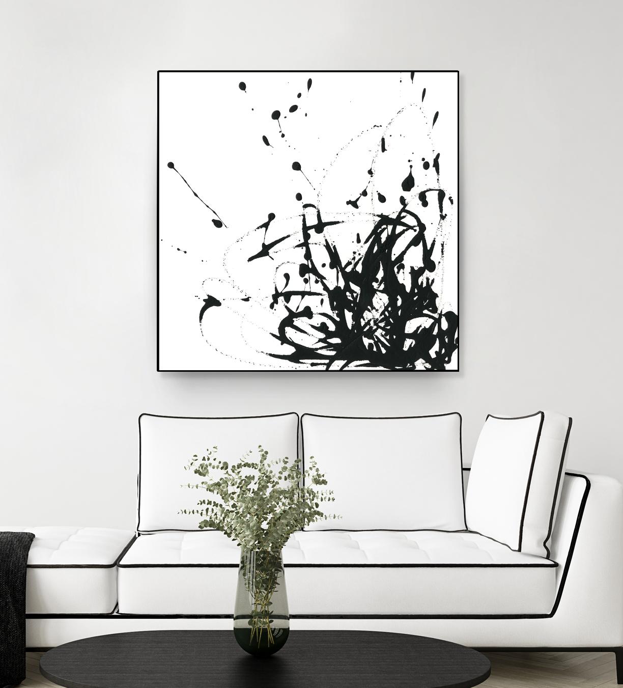 Onyx Expression II by June Erica Vess on GIANT ART - black abstract