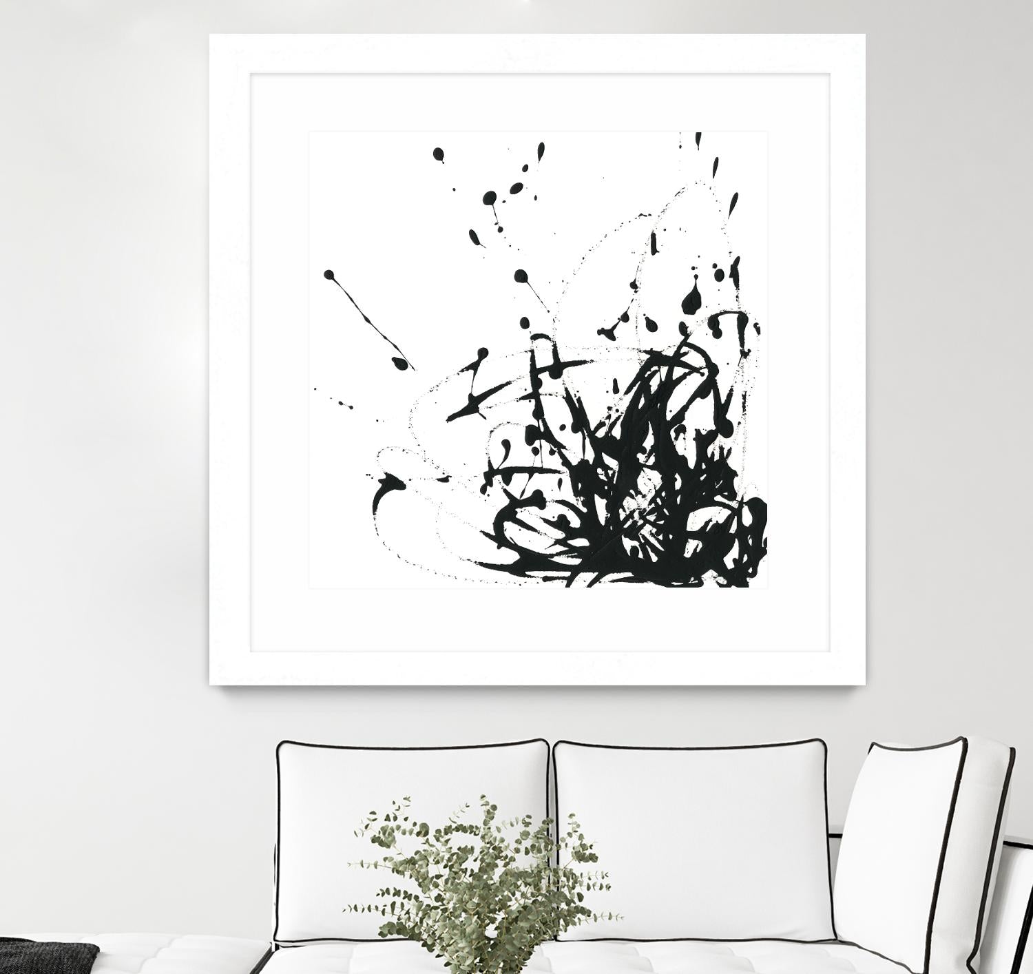 Onyx Expression II by June Erica Vess on GIANT ART - black abstract