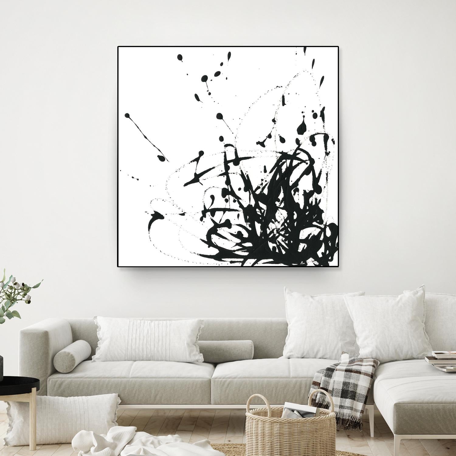 Onyx Expression II by June Erica Vess on GIANT ART - black abstract