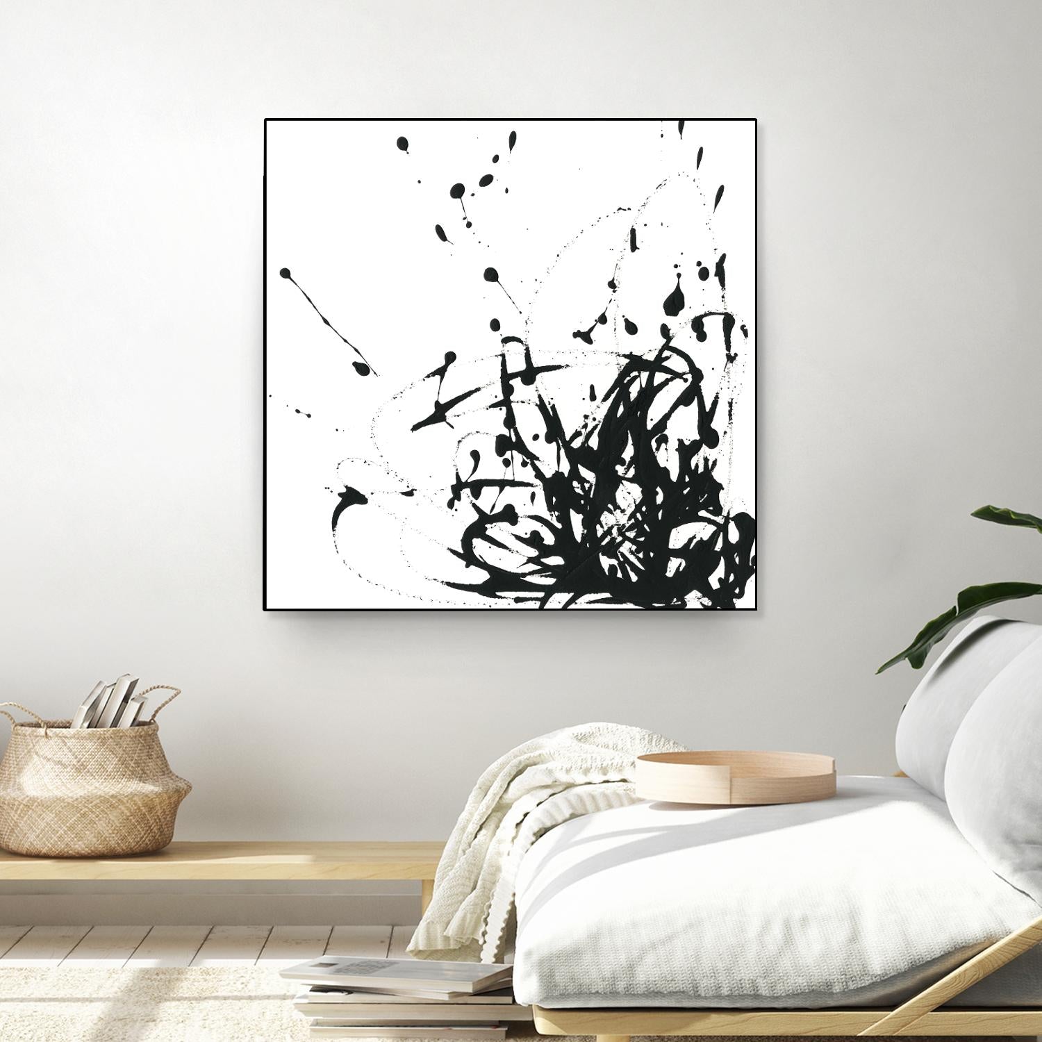 Onyx Expression II by June Erica Vess on GIANT ART - black abstract