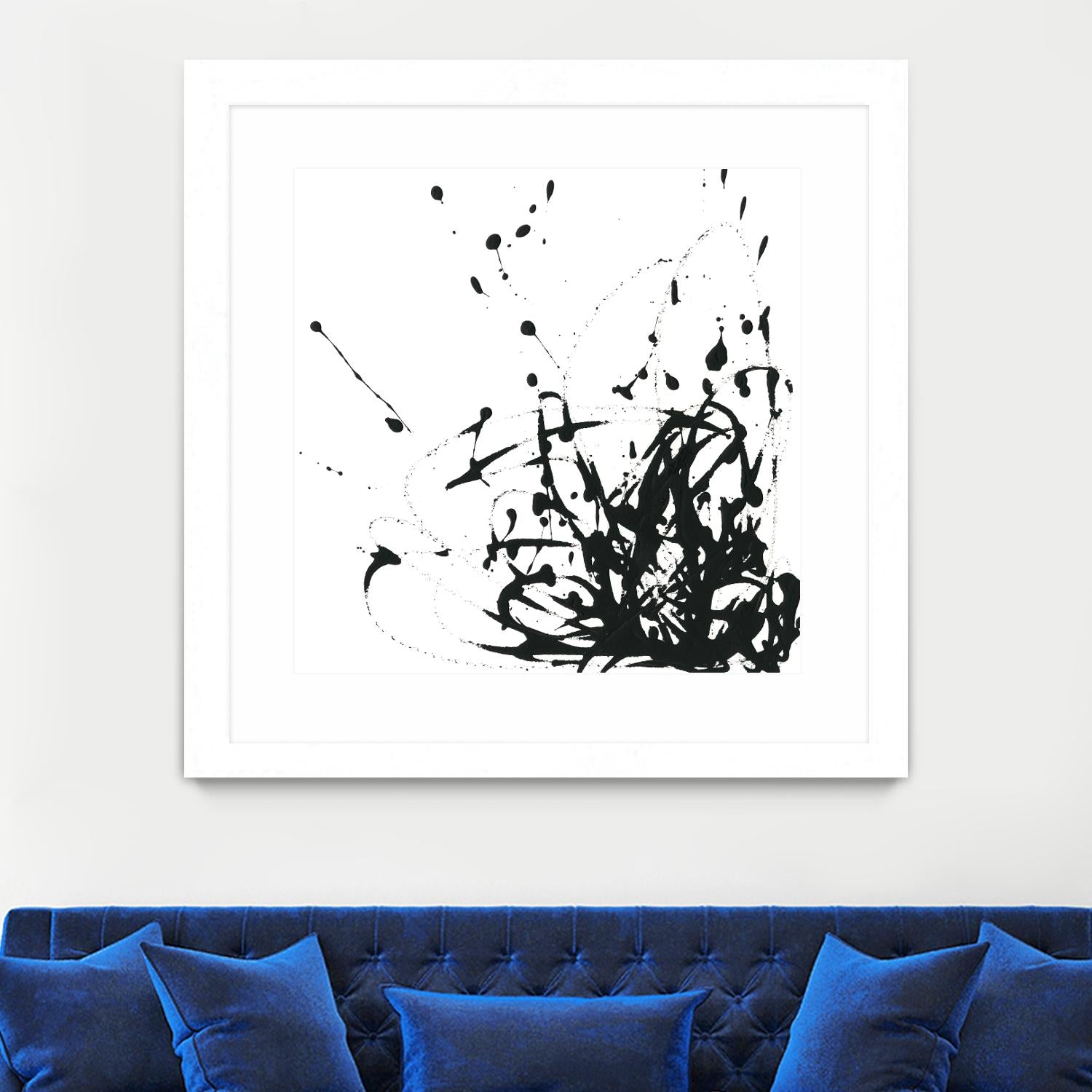 Onyx Expression II by June Erica Vess on GIANT ART - black abstract
