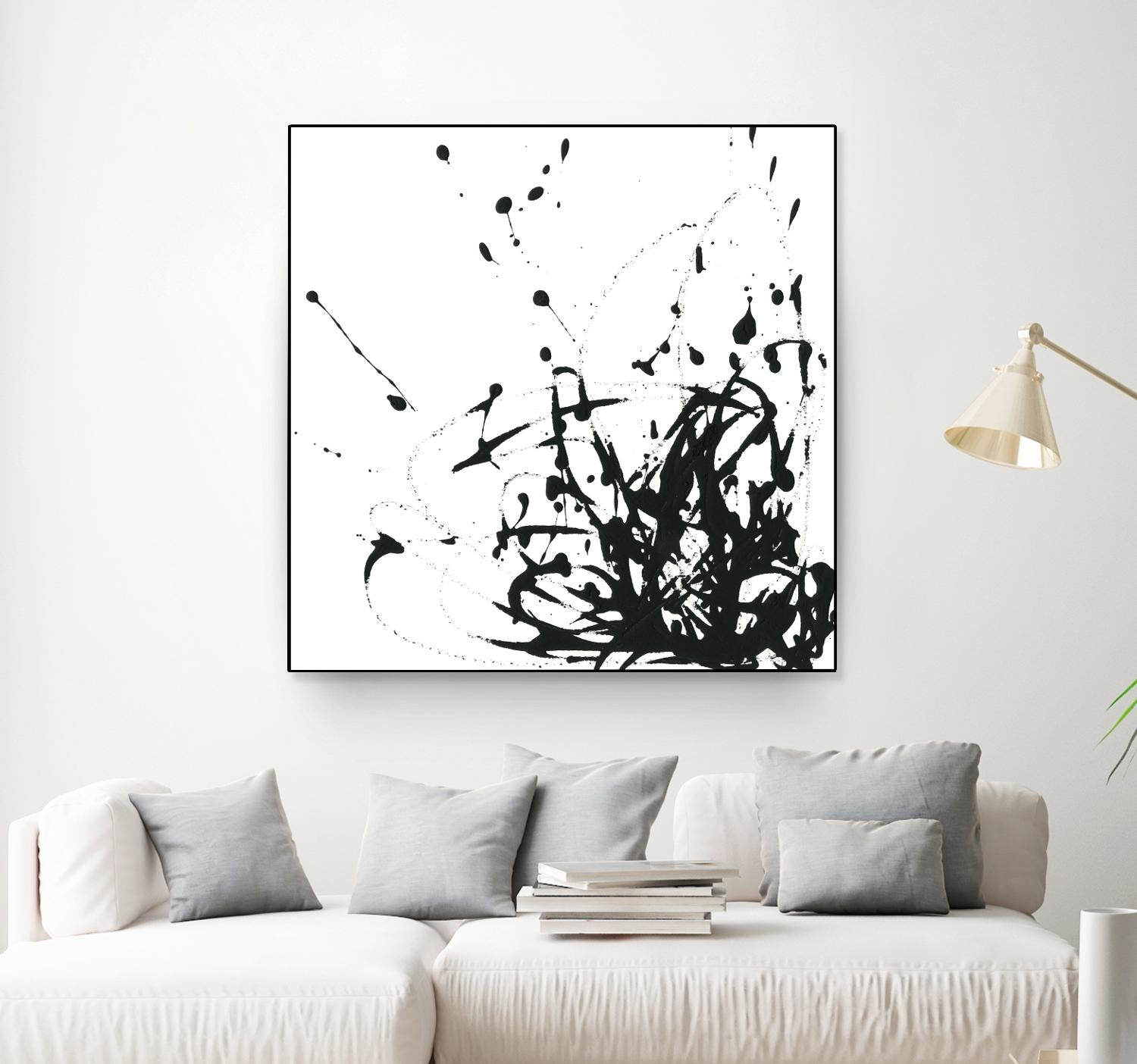 Onyx Expression II by June Erica Vess on GIANT ART - black abstract